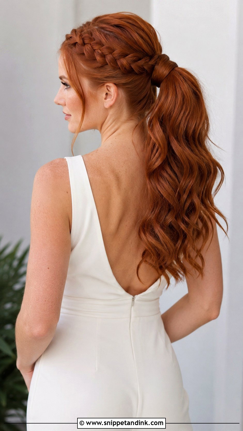 Braided High Ponytail Wedding Guest - Snippet and Ink - 20 Braided Hairstyles Wedding Guest