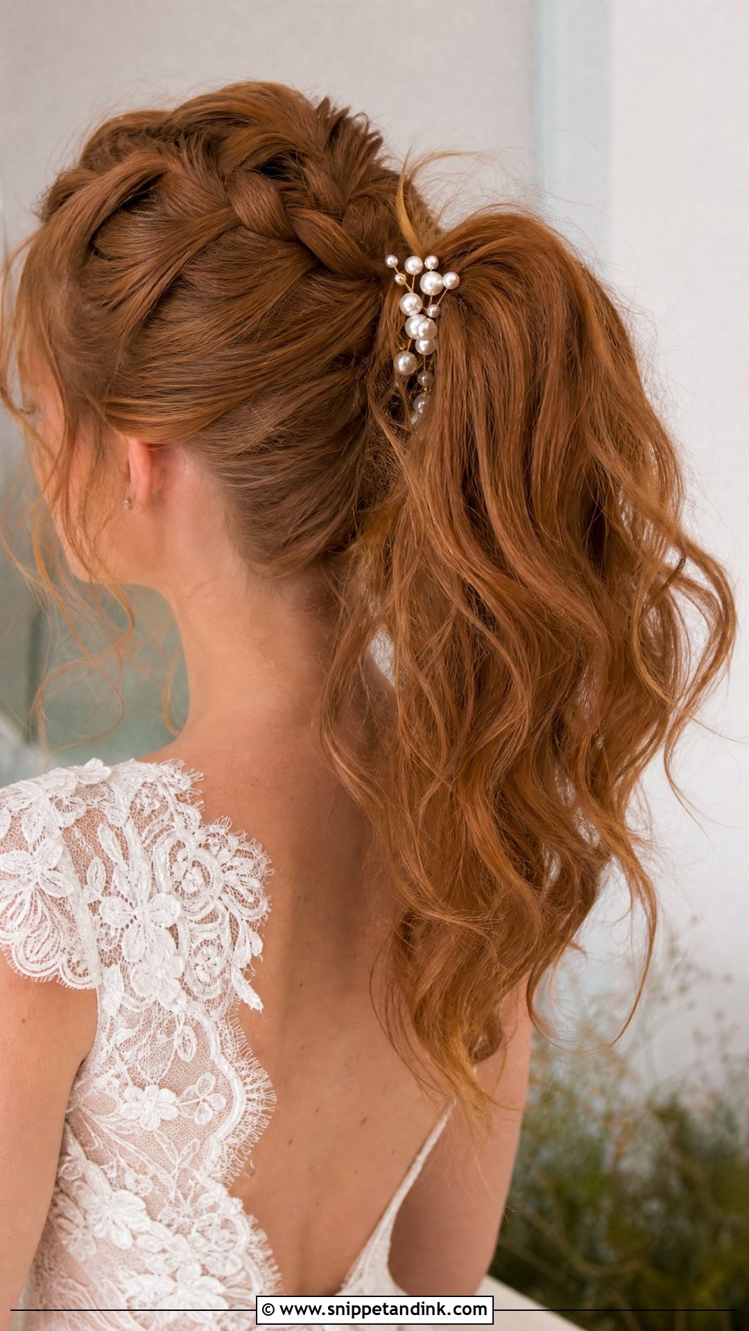 Braided High Ponytail for Wedding - Snippet and Ink - 20 High Ponytail Hairstyles for Wedding
