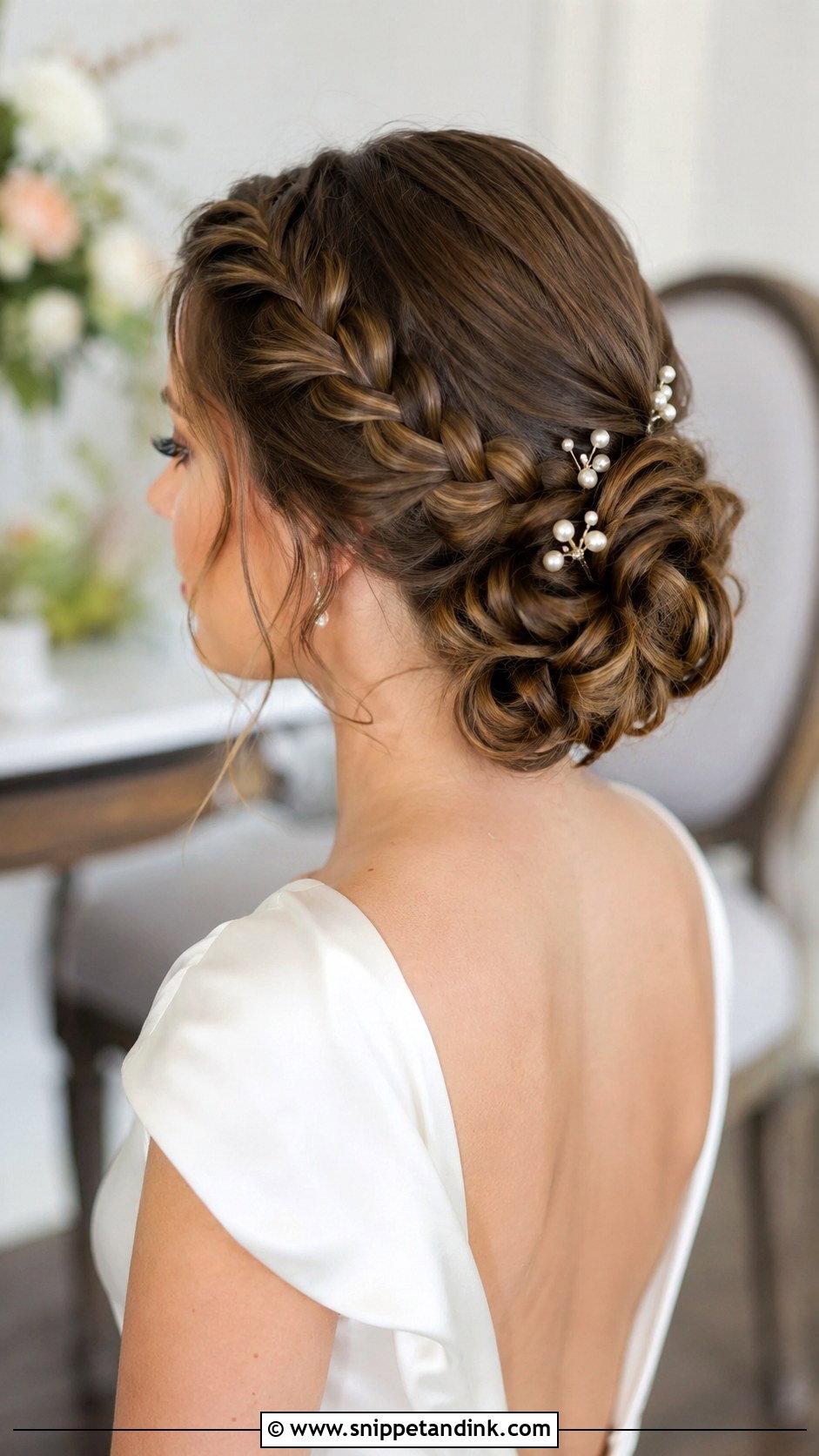 Braided Low Bun - Snippet and Ink - 30 Bridal Hair Buns