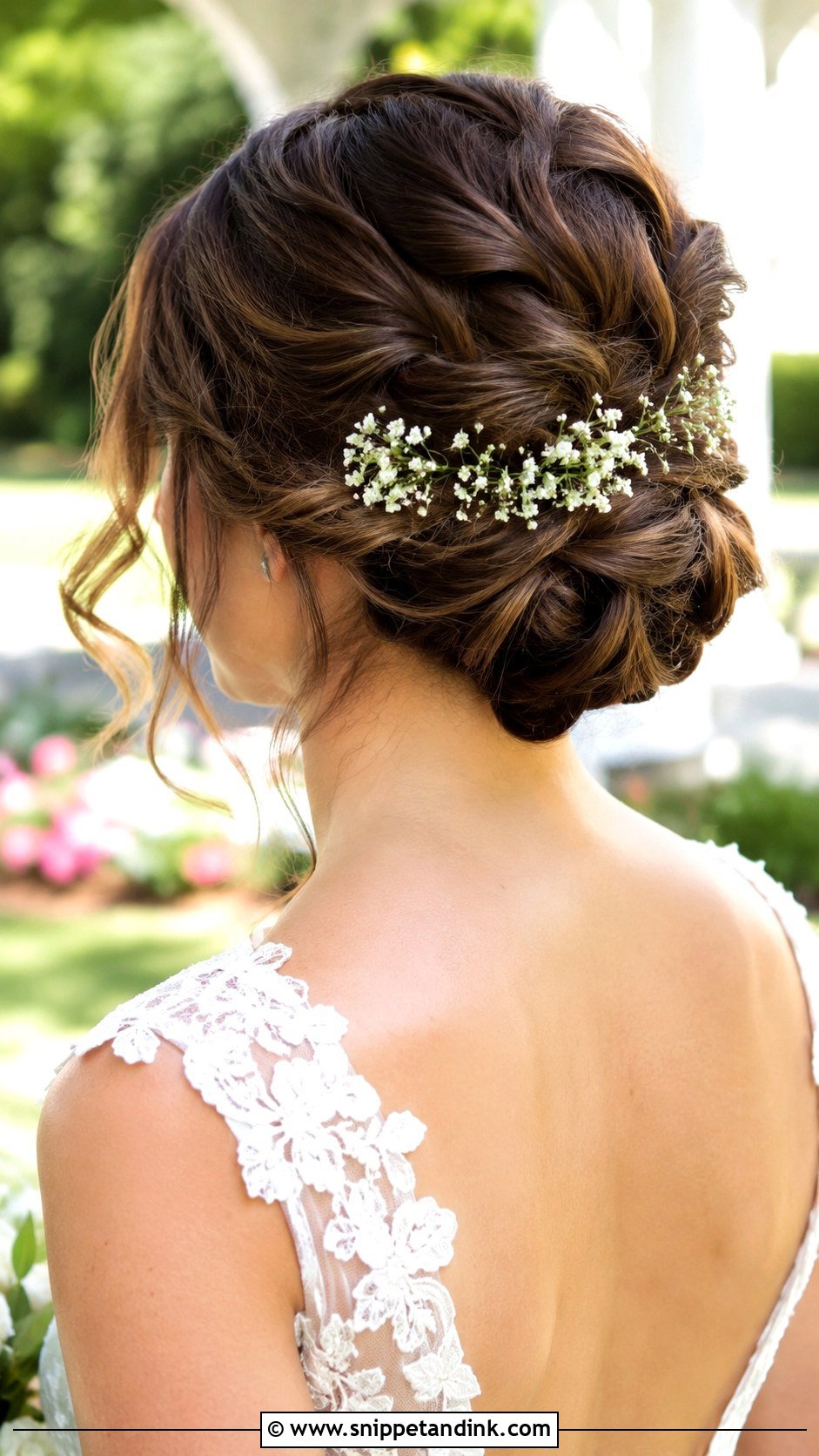 Braided Low Bun Updo - Snippet and Ink - 25 Elegant Bridal Hair Updo Ideas