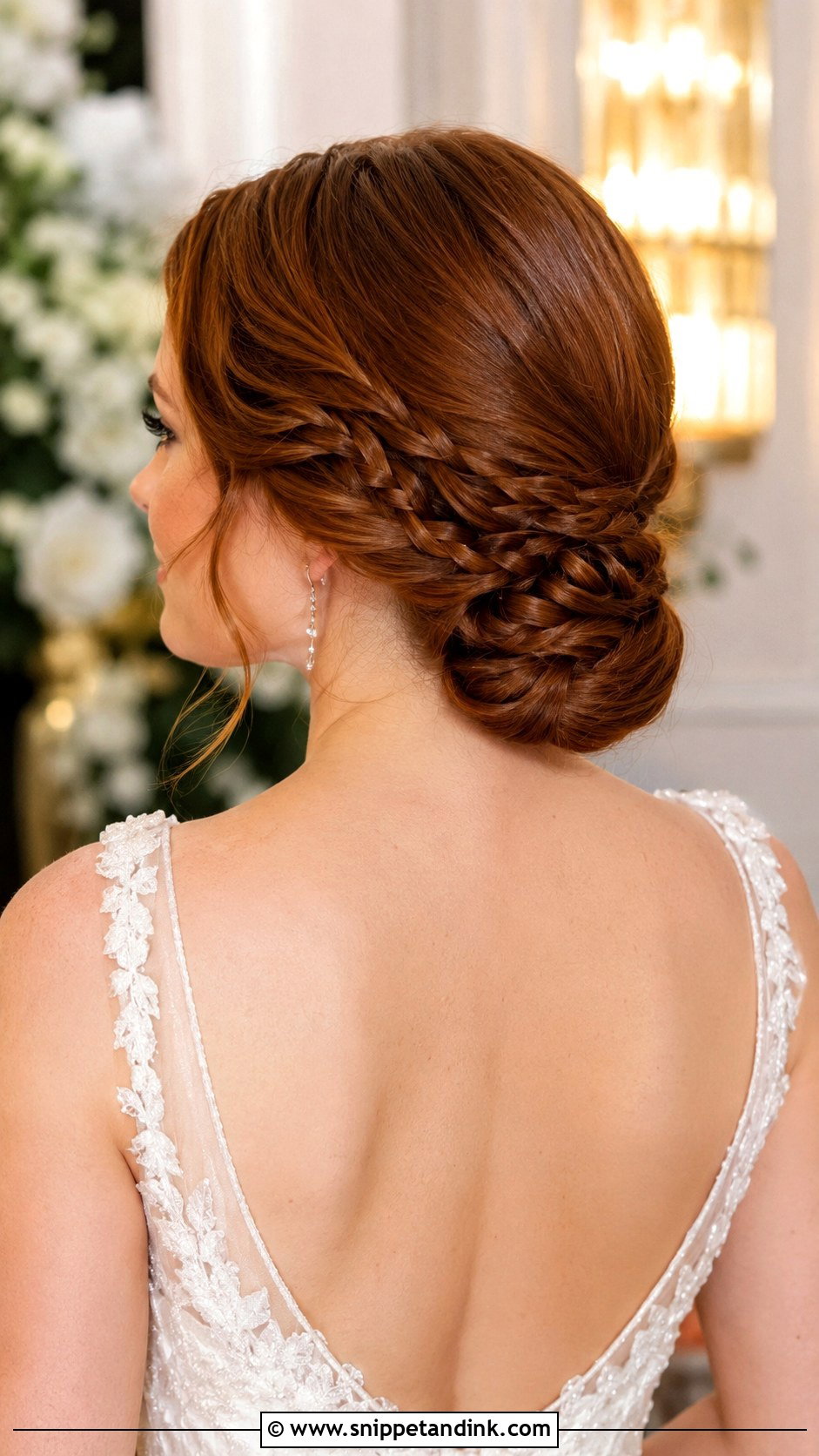 Braided Low Bun Wedding Hairstyle - Snippet and Ink - 20 Braids Hairstyles Wedding