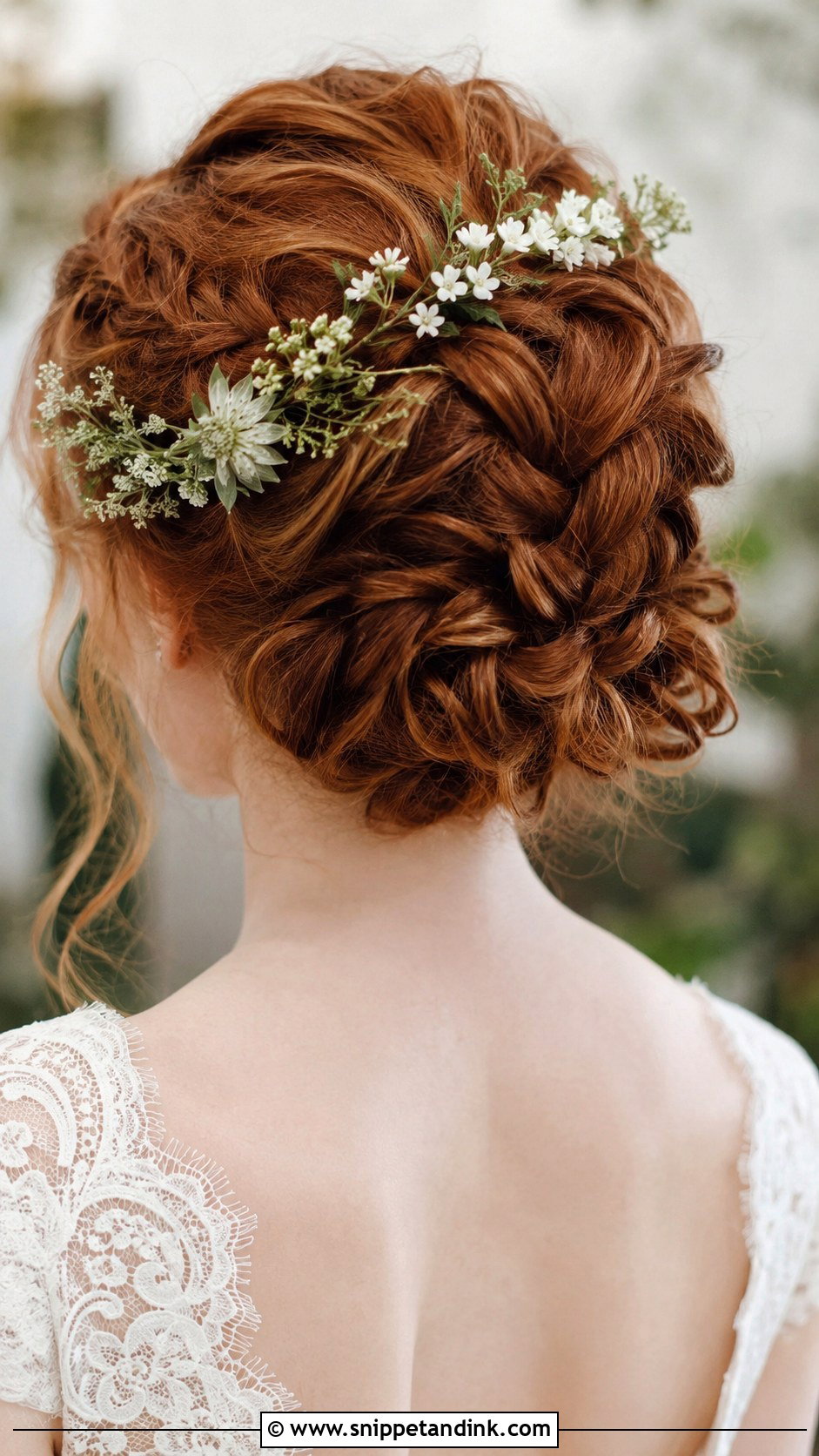 Braided Low Bun Wedding Updo - Snippet and Ink - 20 Low Up Do Wedding Hair Ideas