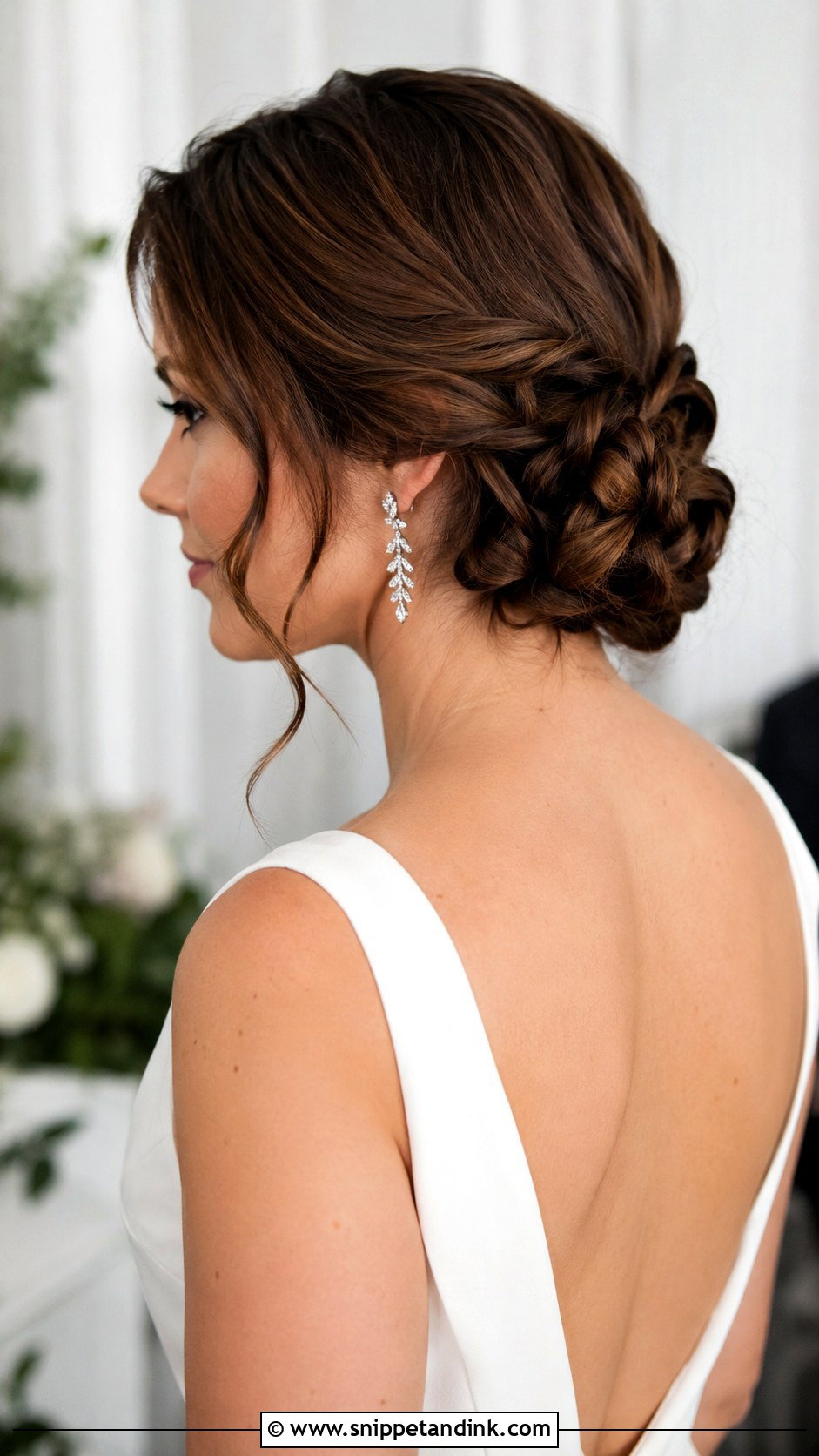 Braided Low Bun for Wedding - Snippet and Ink - 25 Braided Hairstyles for Wedding