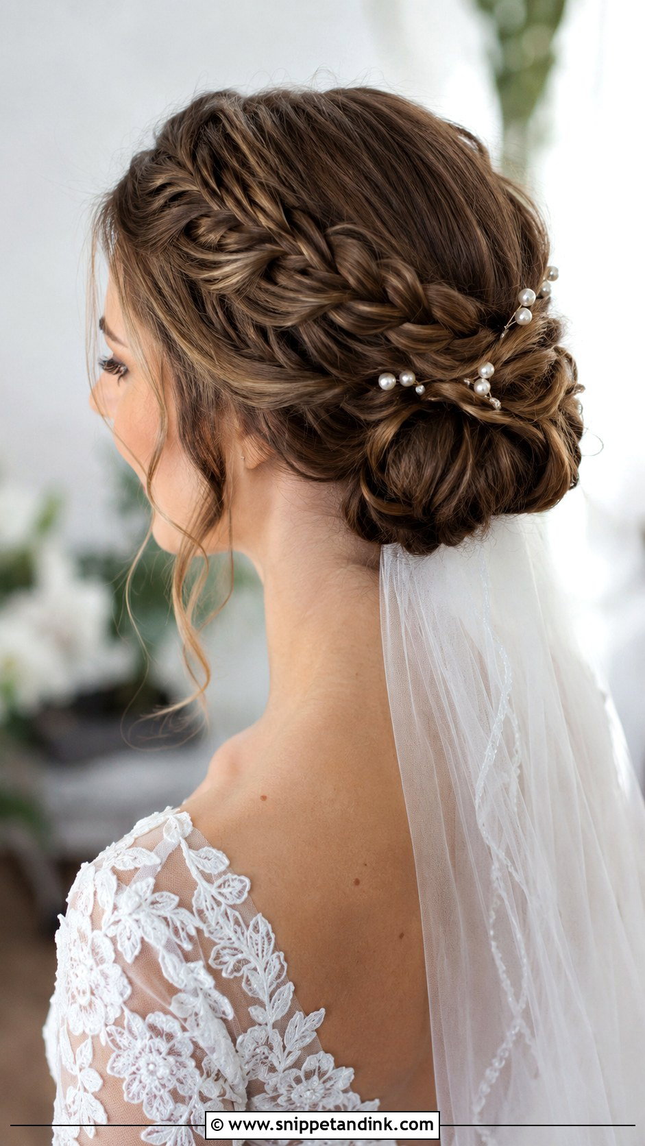 Braided Low Bun for Weddings - Snippet and Ink - 25 2025 Bride Hairstyles