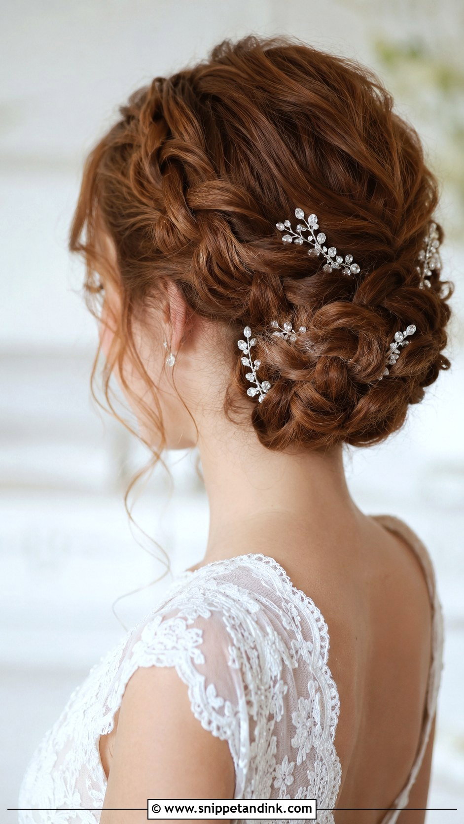 Braided Low Chignon Updo - Snippet and Ink - 30 Bridal Hair Updo Ideas