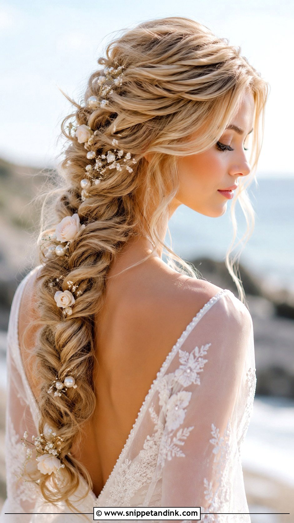 Braided Mermaid Hairstyle - Snippet and Ink - 30 Wedding Braid Hairstyles
