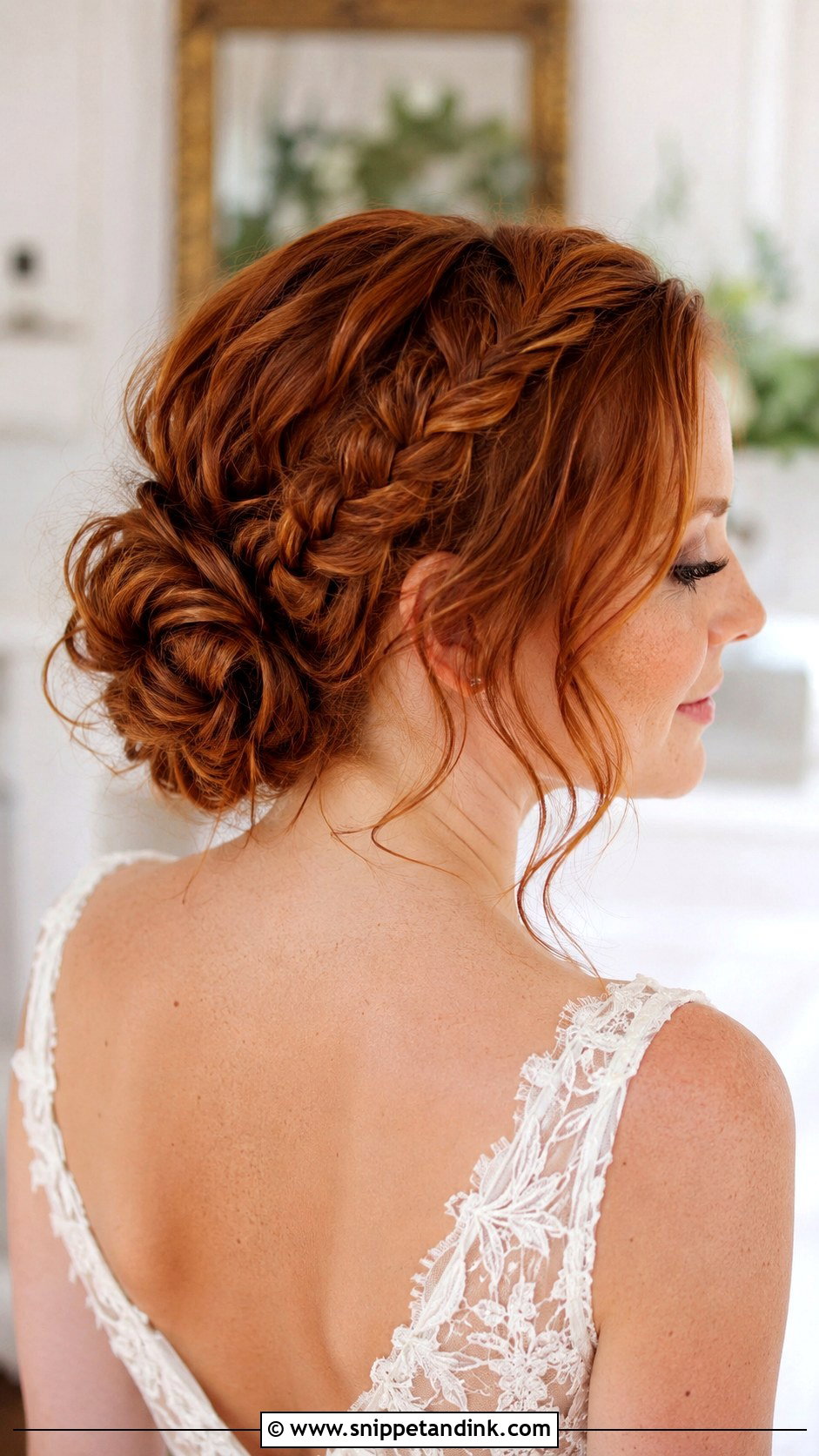 Braided Messy Bun For Short Hair Wedding - Snippet and Ink - 15 Messy Bun for Short Hair Wedding Ideas