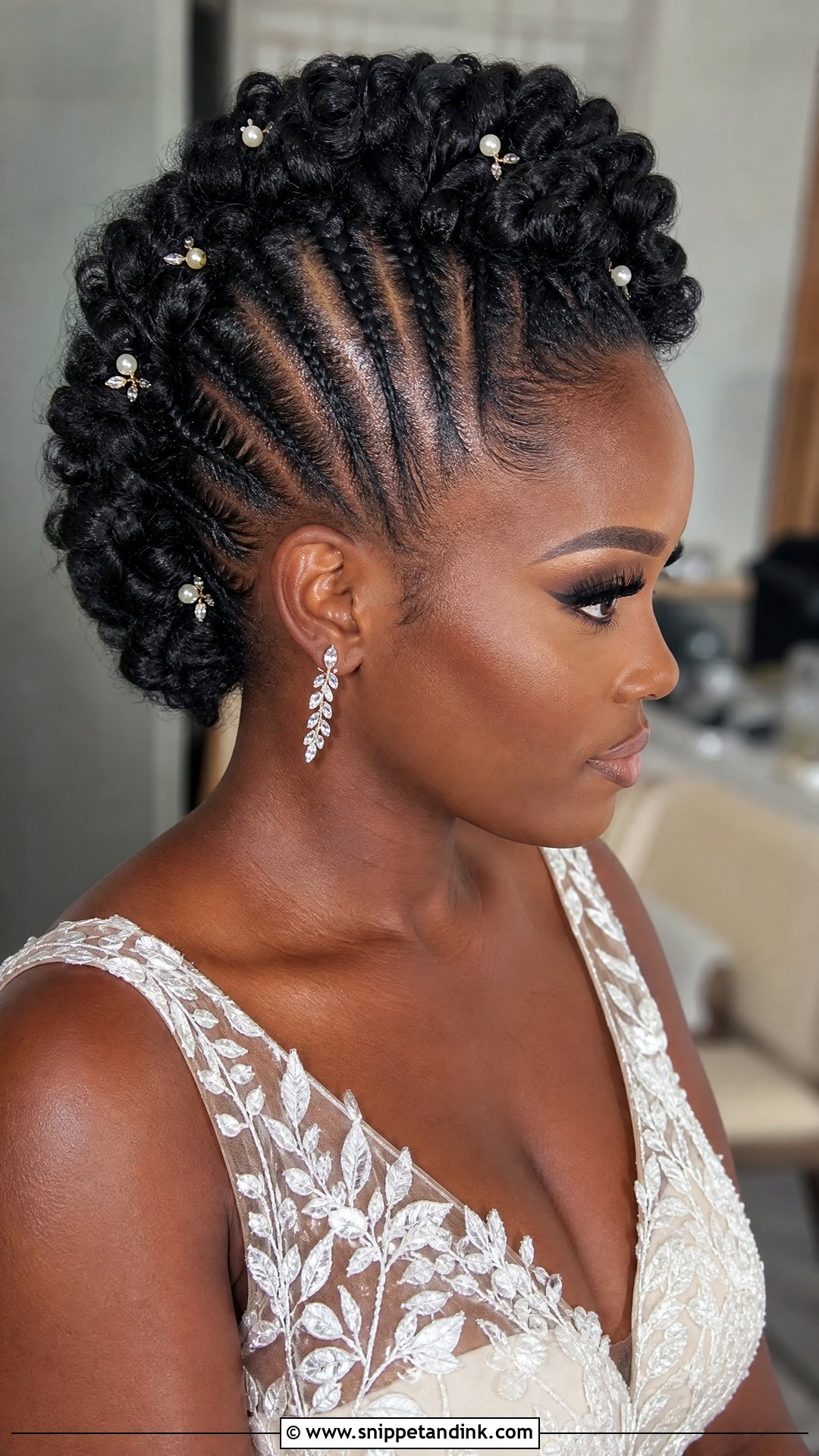 Braided Mohawk Wedding Updo - Snippet and Ink - 20 Wedding Updo Hairstyles Black Women