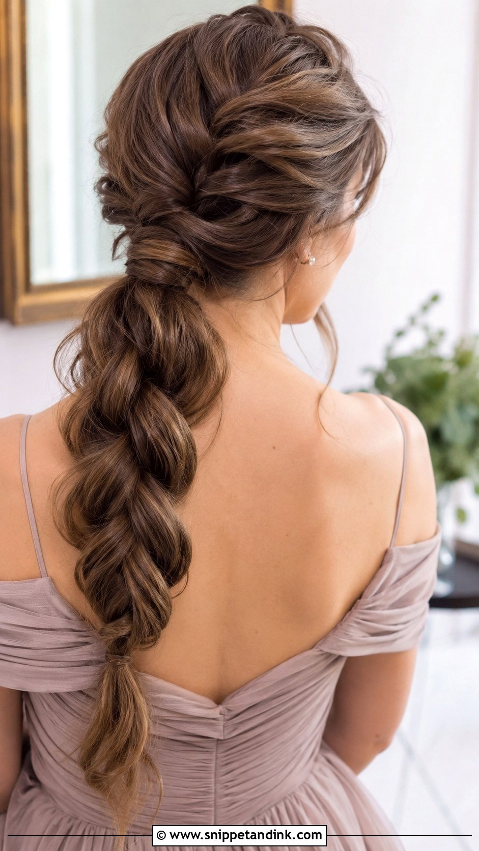 Braided Ponytail - Snippet and Ink - 25 Hairstyles for a Wedding