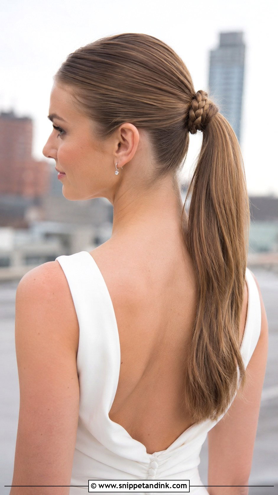 Braided Ponytail - Snippet and Ink - 30 Bridal Braids