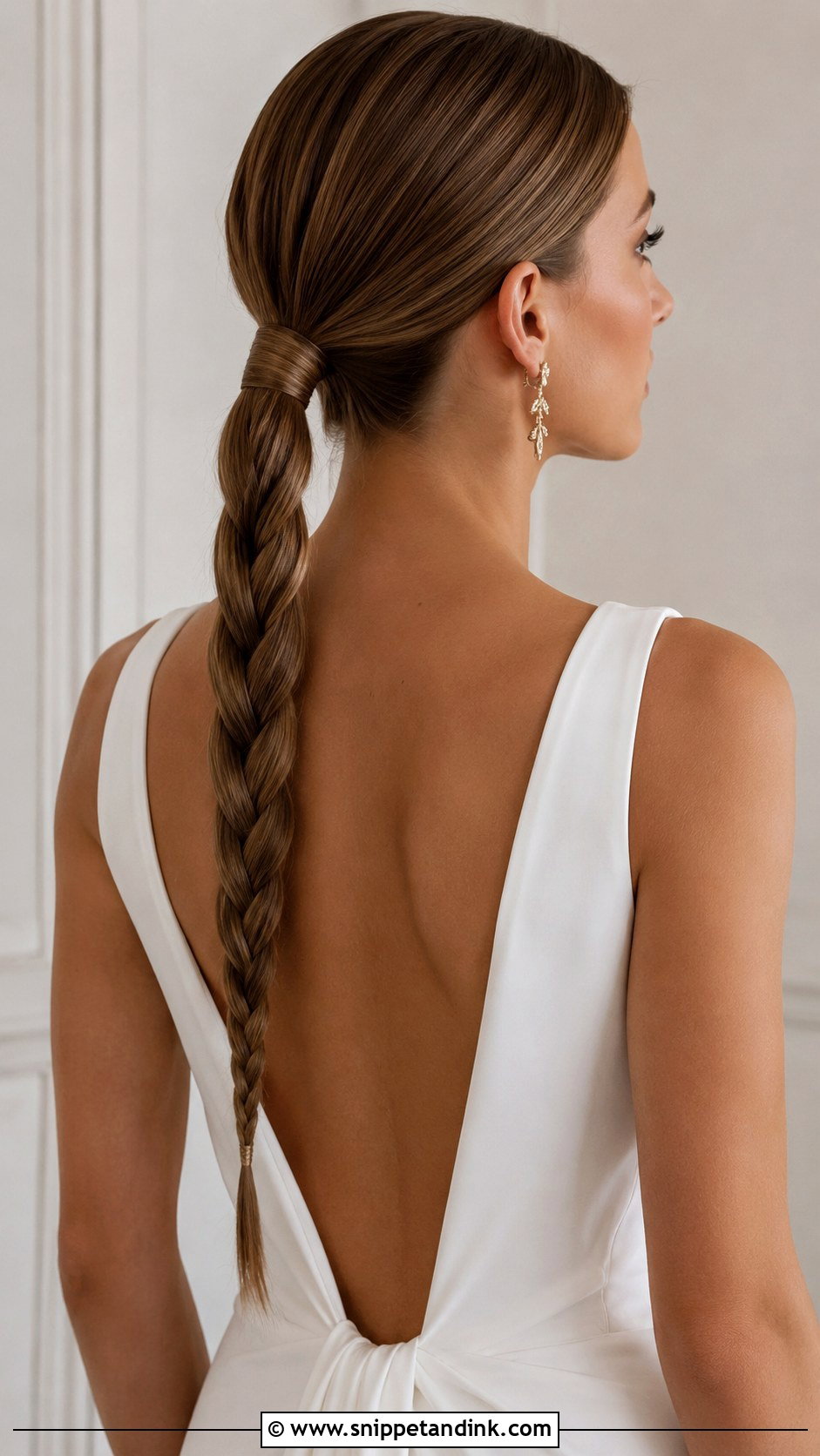 Braided Ponytail - Snippet and Ink - 20 Bride Braid Ideas