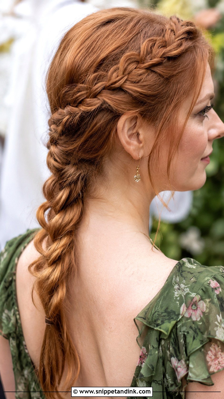Braided Ponytail - Snippet and Ink - 20 Ponytail Wedding Guest Ideas