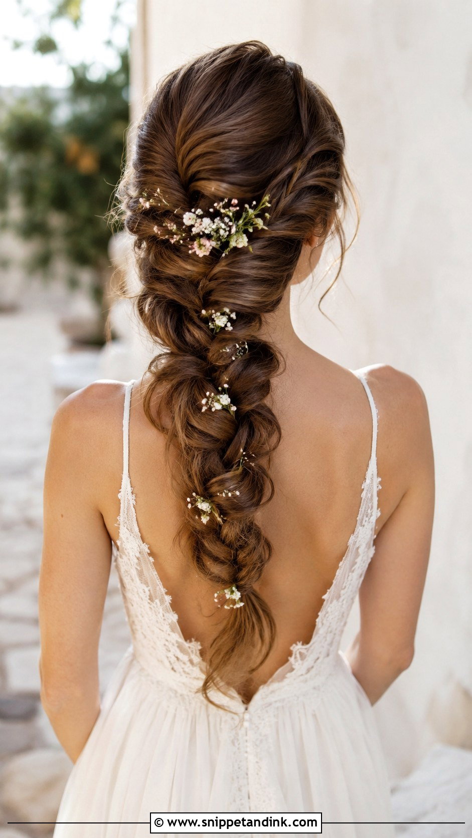 Braided Ponytail Bridal Hairstyle - Snippet and Ink - 20 Ponytail Wedding Hairstyle Ideas