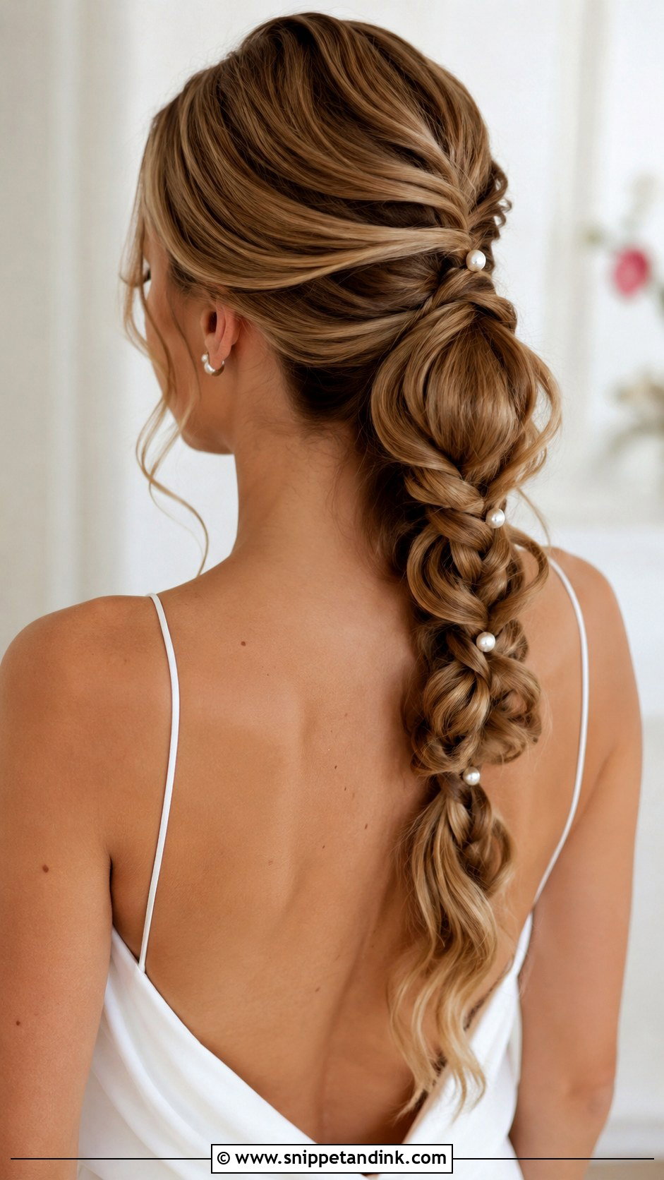 Braided Ponytail Bridal Hairstyle - Snippet and Ink - 25 Bride Hairstyles for Long Hair