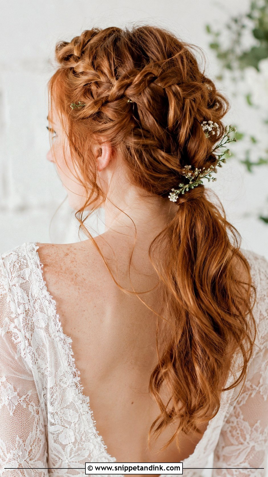Braided Ponytail Bridal Look - Snippet and Ink - 20 Pony Wedding Hairstyles