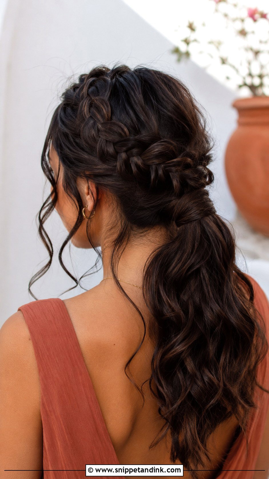 Braided Ponytail Bridesmaid Hair - Snippet and Ink - 20 Bridesmaid Hair Pony Ideas
