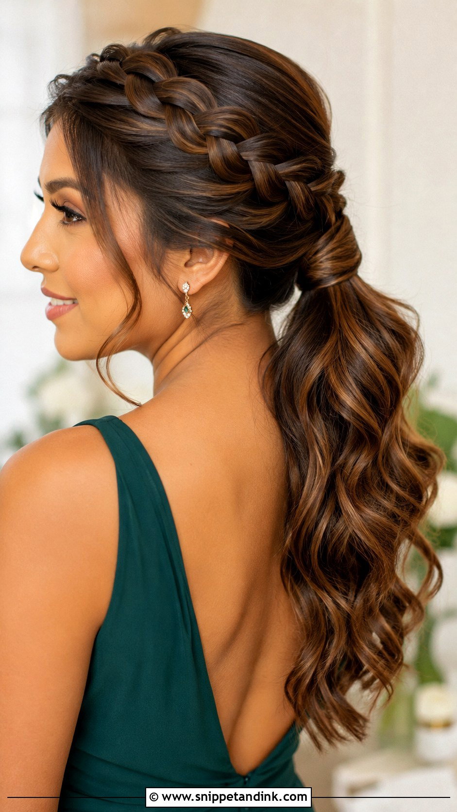 Braided Ponytail Bridesmaid Hairstyle - Snippet and Ink - 20 Bridesmaid Hairstyles Braids