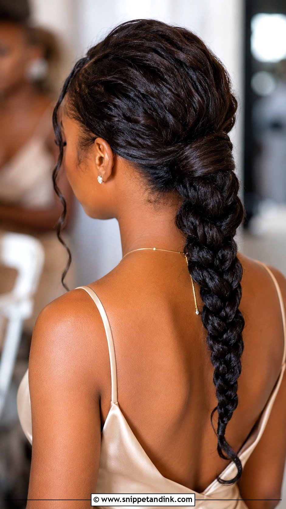 Braided Ponytail Bridesmaid Hairstyle - Snippet and Ink - 25 Easy Bridesmaid Hairstyles