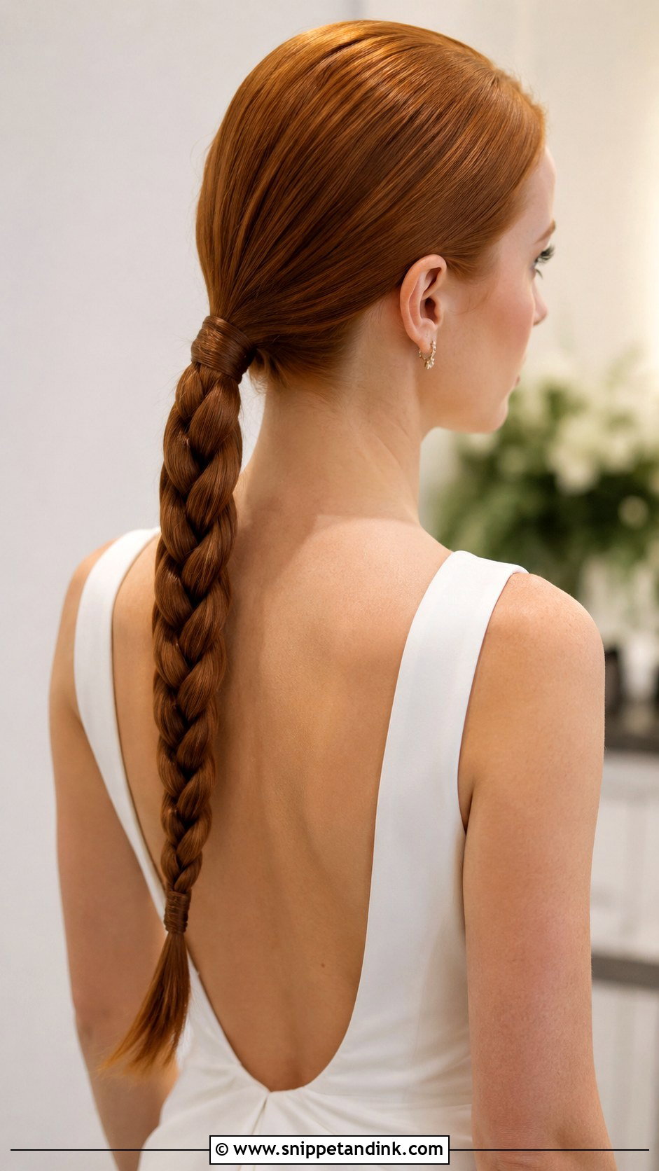 Braided Ponytail For Brides - Snippet and Ink - 25 Bridal Hairstyles with Braids