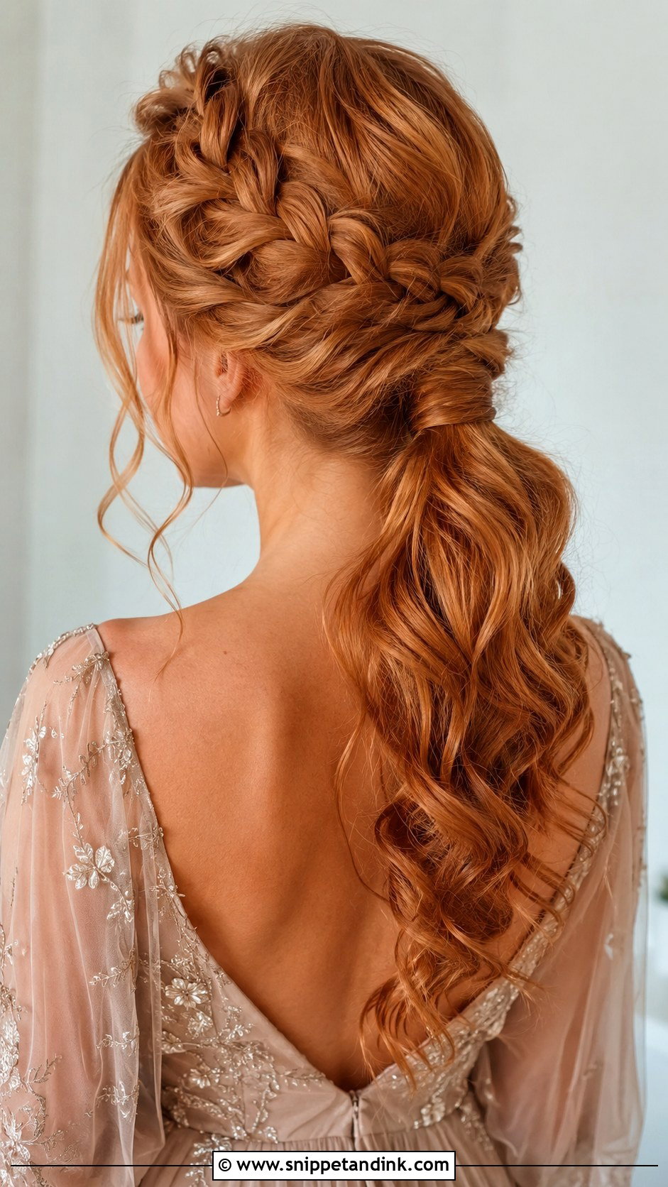 Braided Ponytail Wedding Hairstyle - Snippet and Ink - 25 Wedding Ponytail Hairstyles Bridesmaid