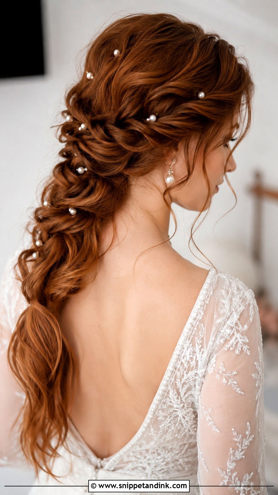 Braided Ponytail Wedding Updo - Snippet and Ink - 20 Pony Updo Wedding Ideas
