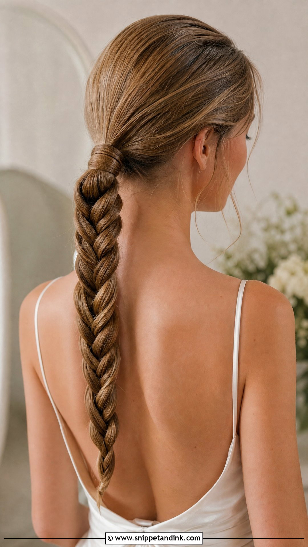Braided Ponytail for Bride - Snippet and Ink - 20 Braid Hairstyles for Bride