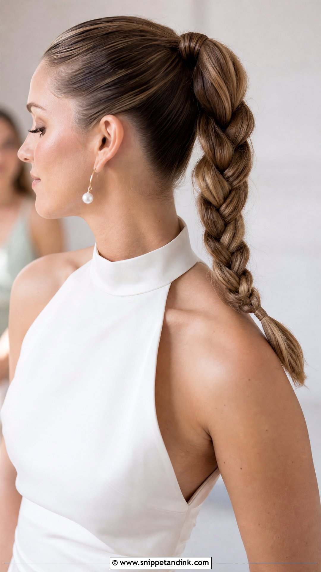 Braided Ponytail for Modern Brides - Snippet and Ink - 20 Brides with Braids