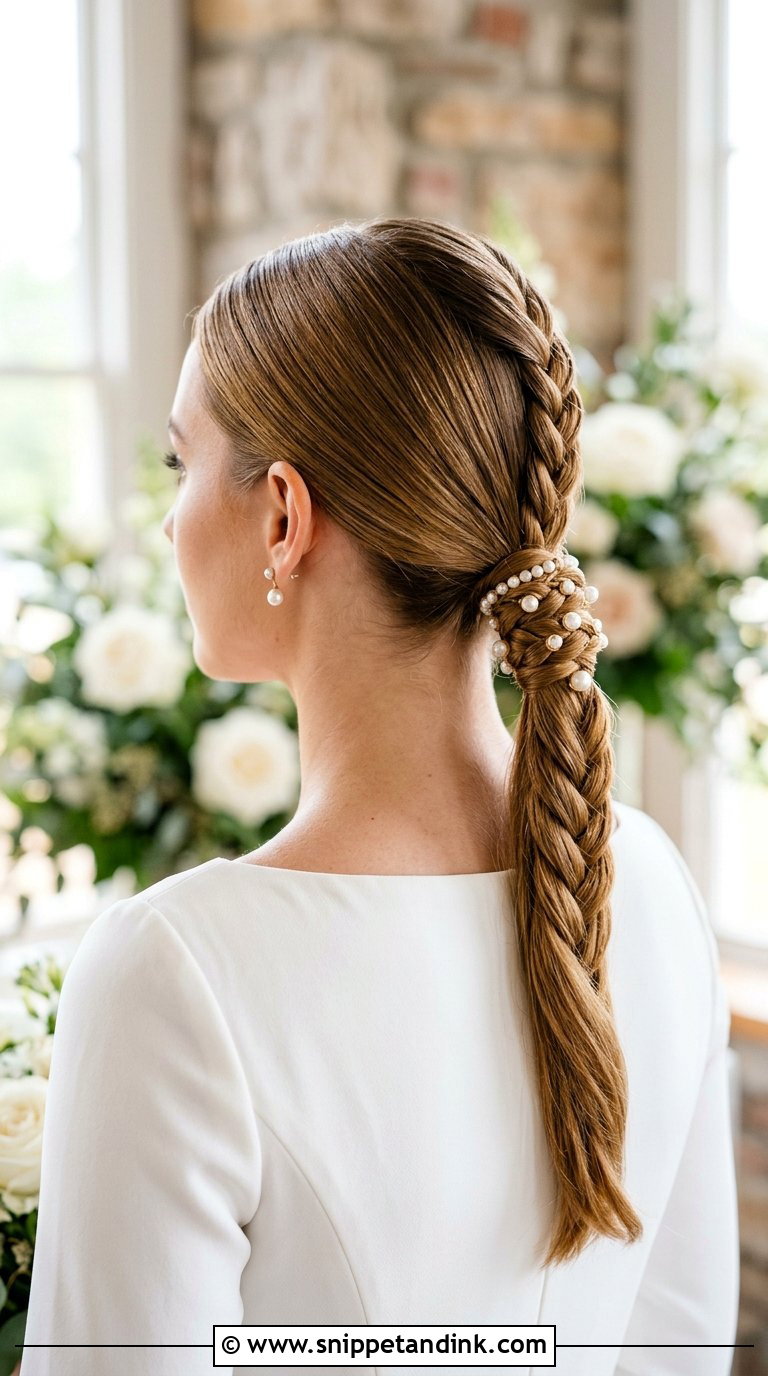 Braided Ponytail for Wedding - Snippet and Ink - 20 Braids Hairstyles for Wedding