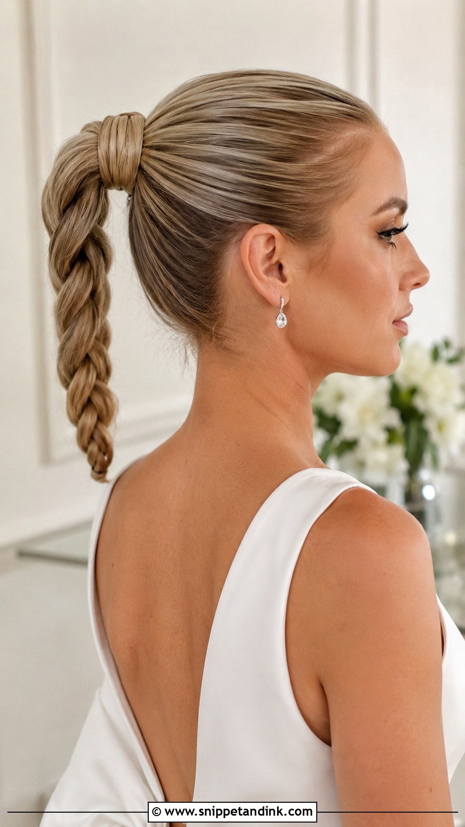 Braided Ponytail for Wedding - Snippet and Ink - 25 Braided Hairstyles for Wedding