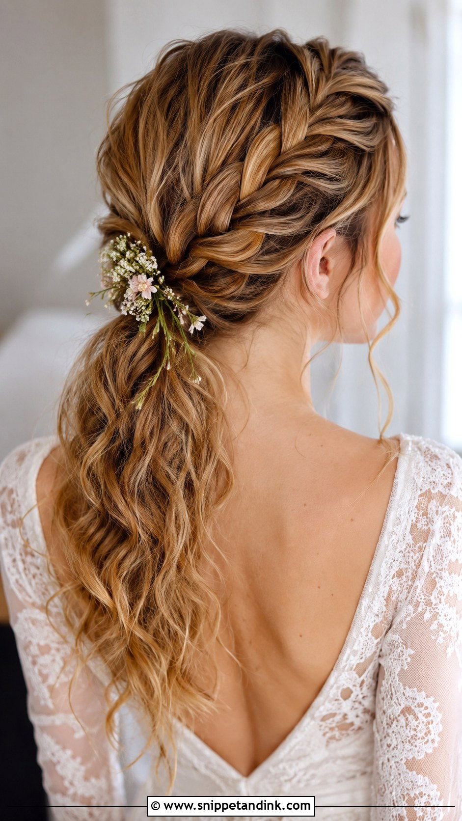 Braided Ponytail for Wedding - Snippet and Ink - 25 Pony Hairstyles for Wedding