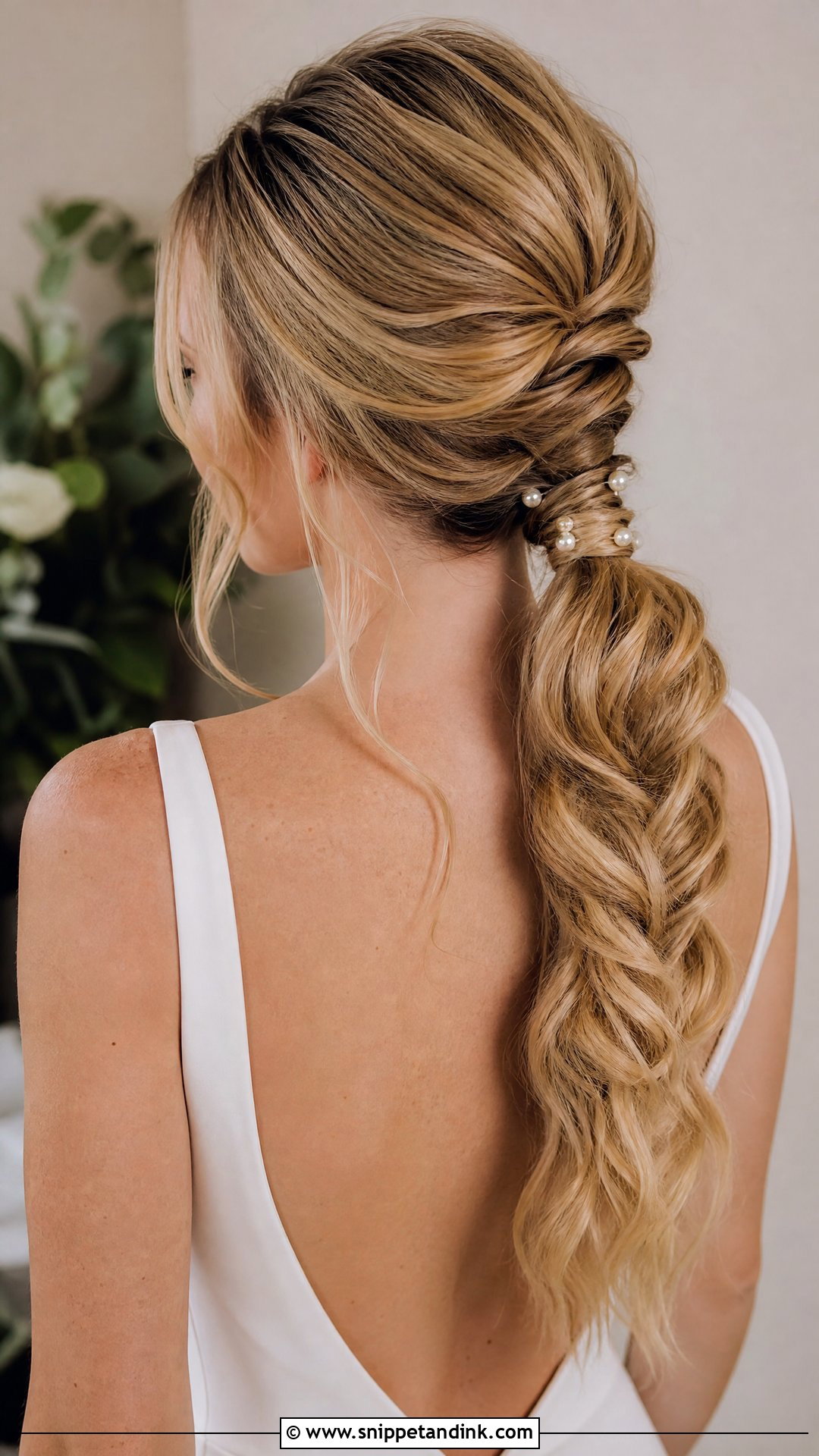 Braided Ponytail for Weddings - Snippet and Ink - 20 Wedding Hair Braids
