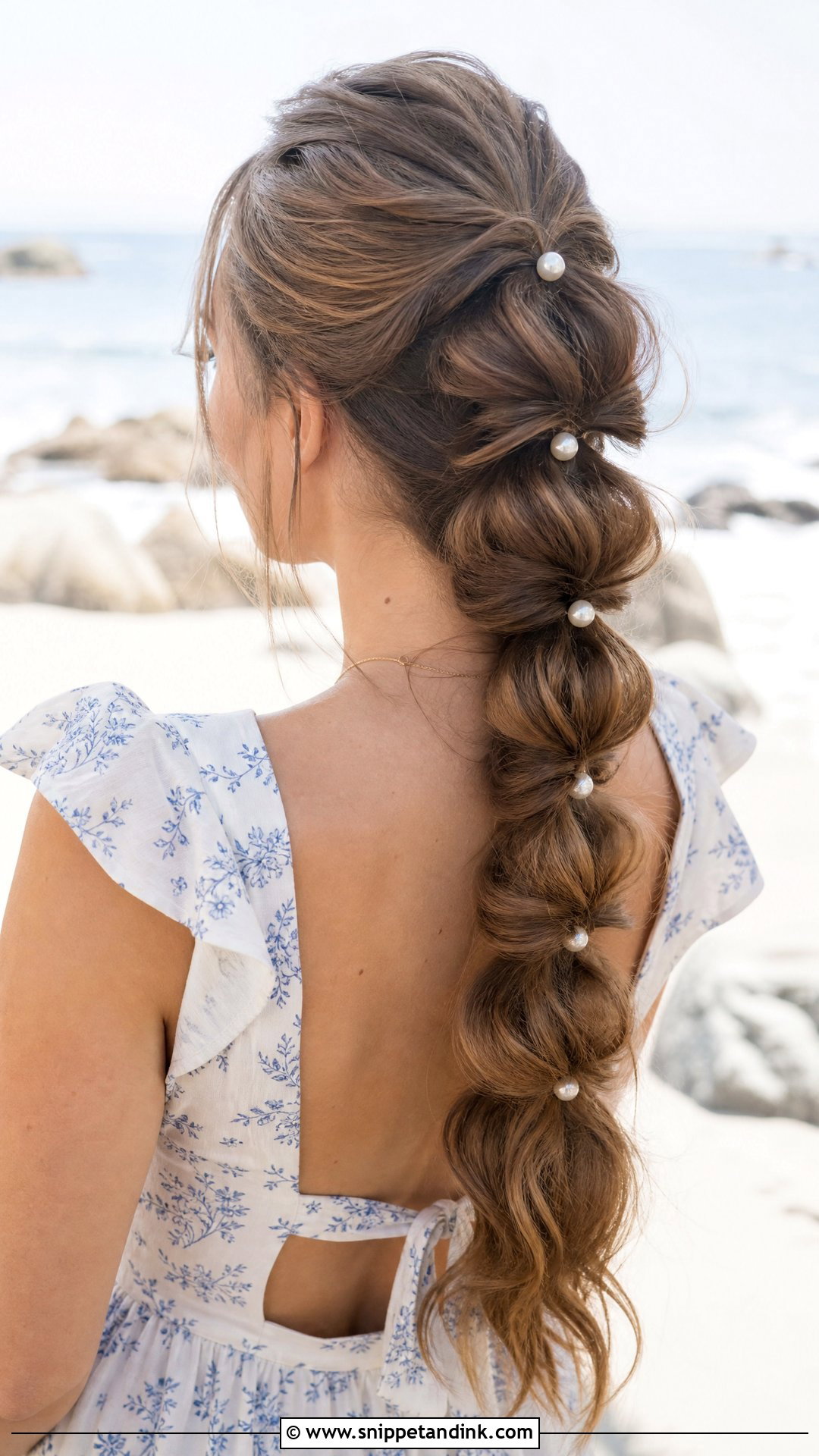 Braided Ponytail - Snippet and Ink - 20 Beach Wedding Guest Hair Ideas