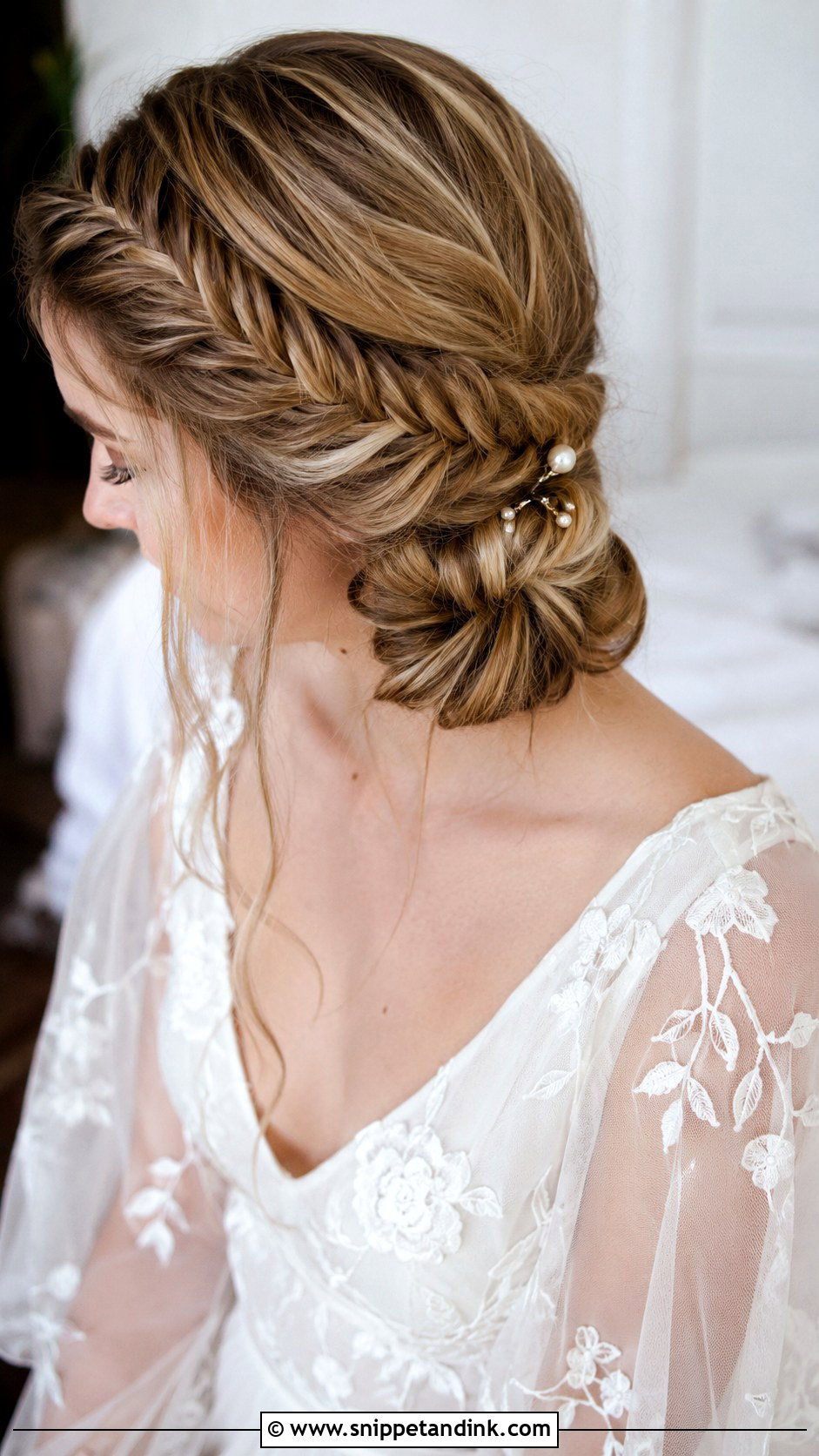 Braided Side Bun - Snippet and Ink - 20 Side Bun Hairstyles Wedding