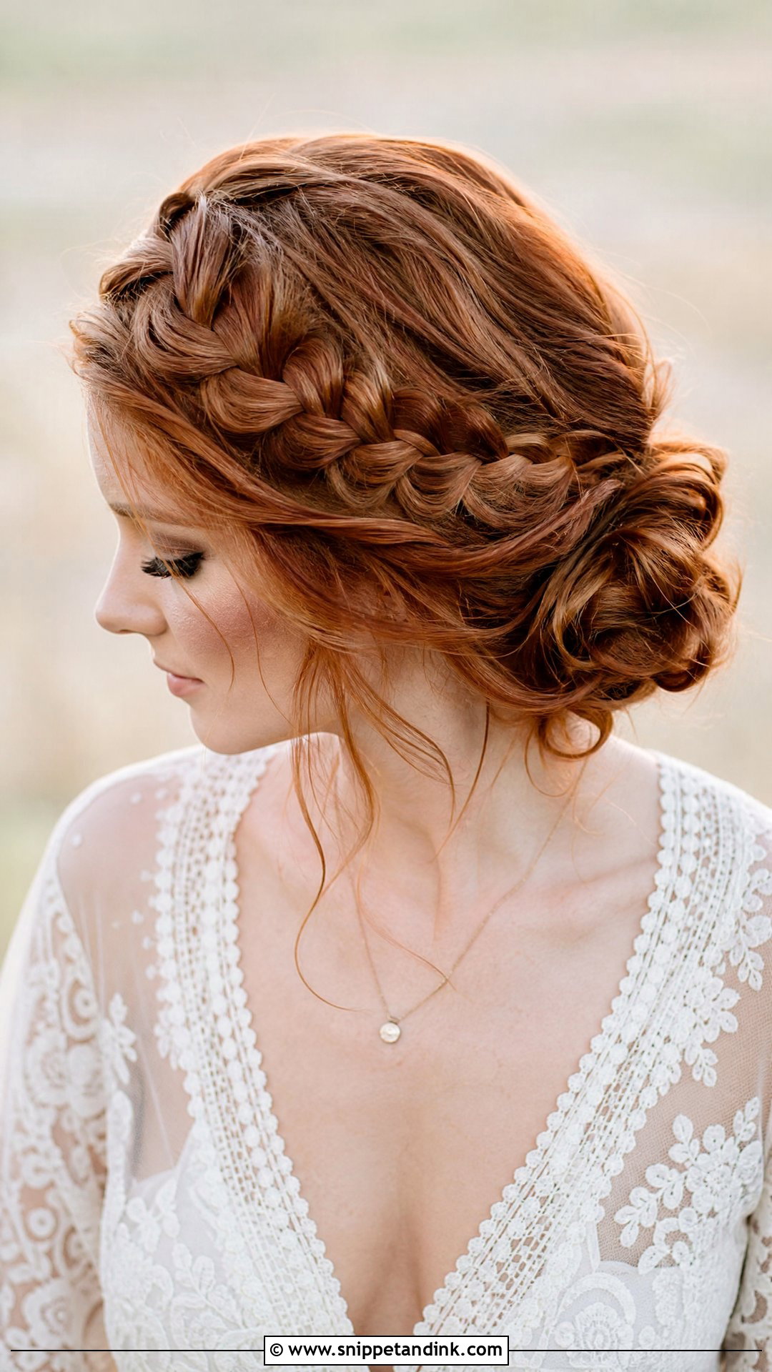Braided Side Bun - Snippet and Ink - 20 Easy Short Hair Wedding Guest Updo Ideas