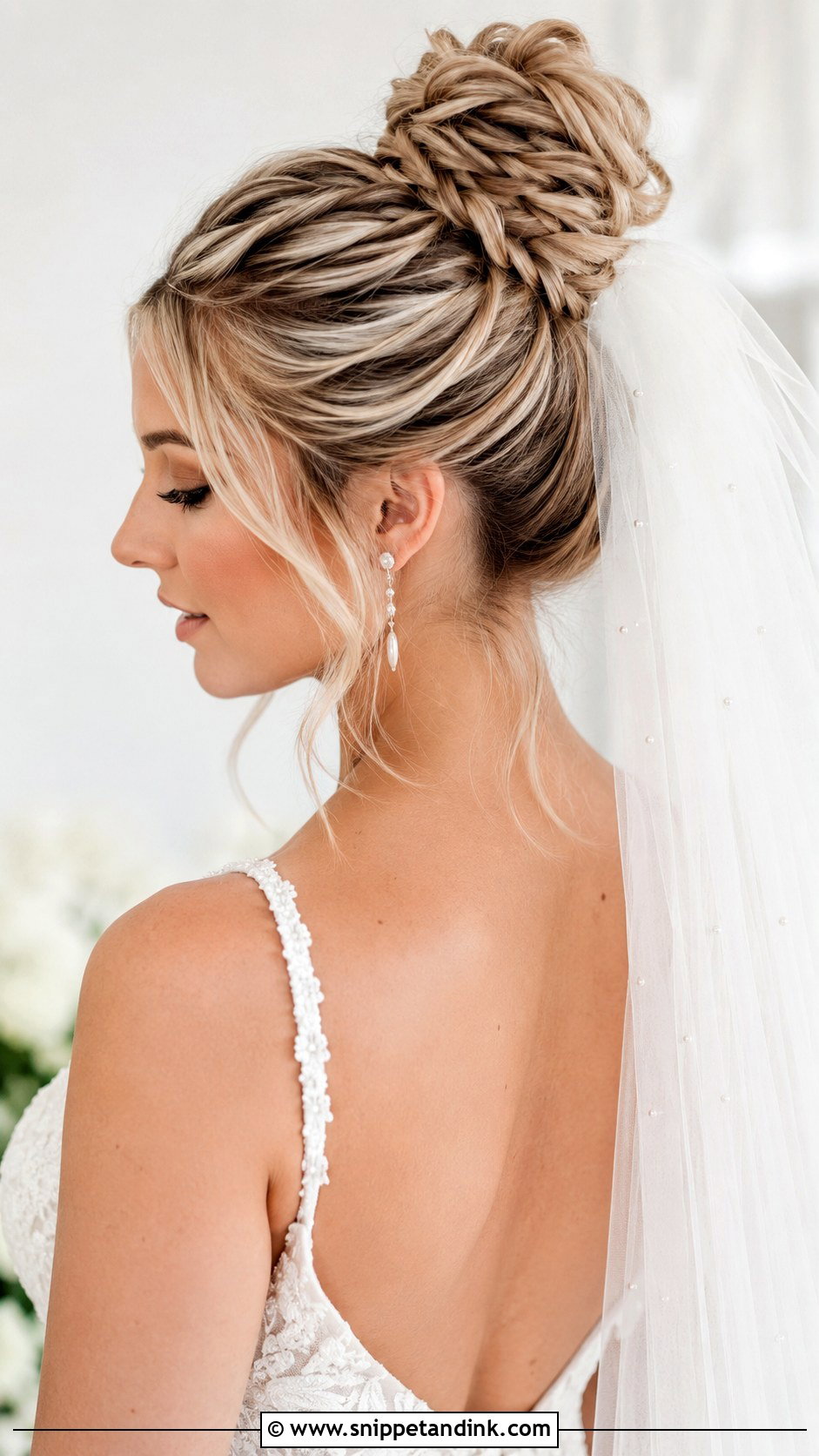 Braided Top Knot Wedding Hairstyle - Snippet and Ink - 20 Braids Hairstyles Wedding