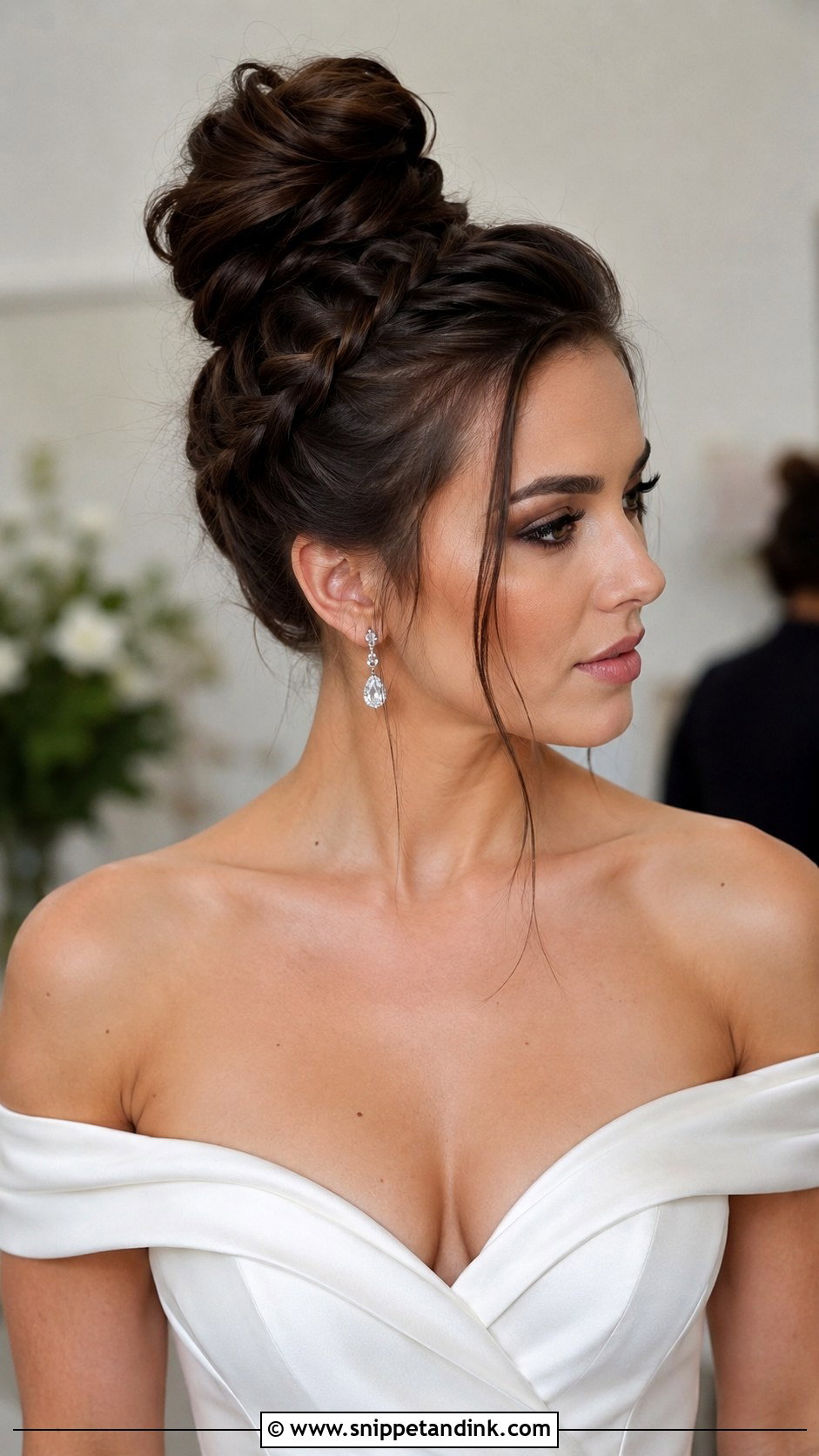 Braided Top Knot - Snippet and Ink - 20 Braid Hairstyle for Weddings Ideas