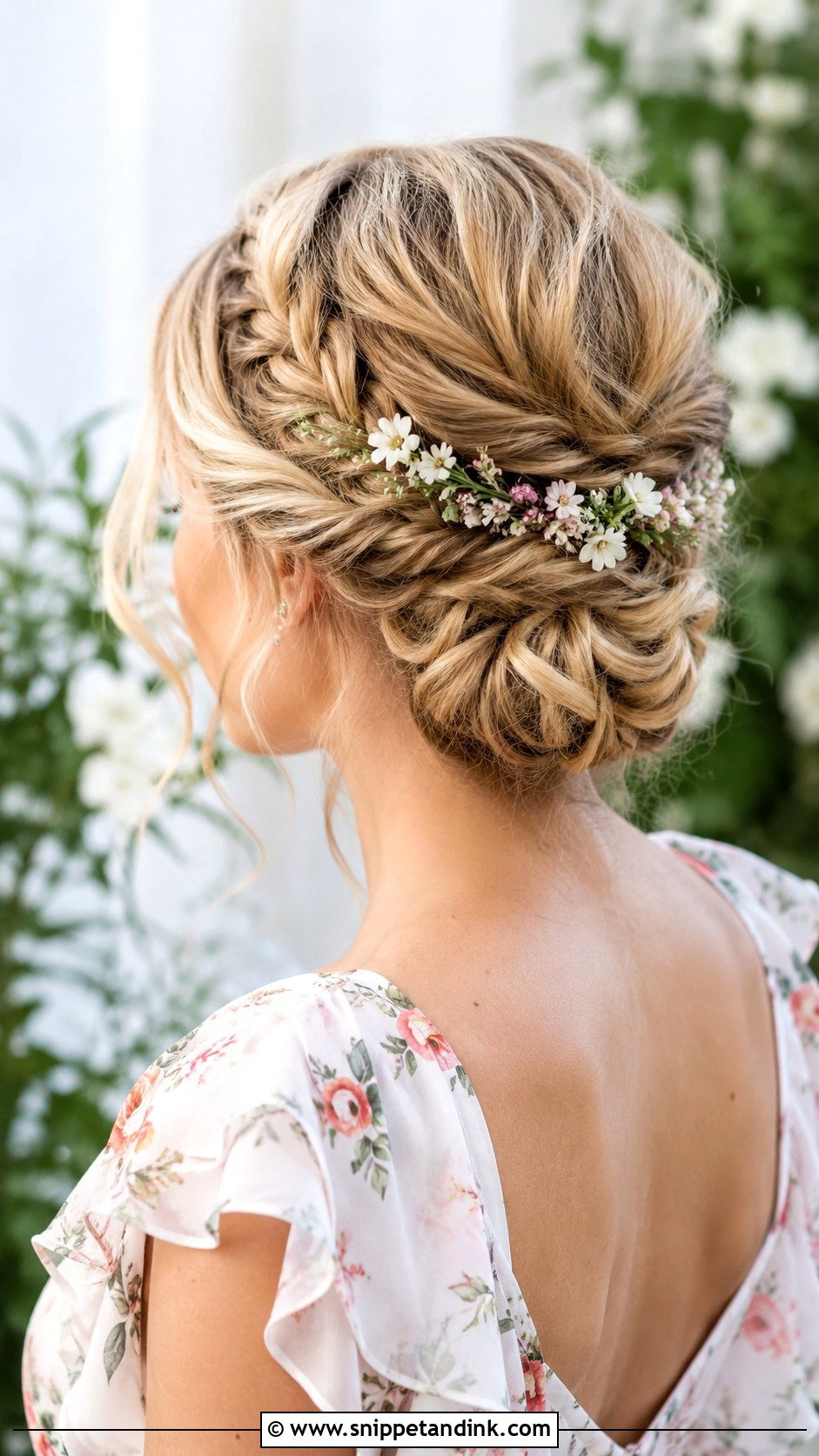Braided Updo - Snippet and Ink - 20 Easy Wedding Guest Updo Hairstyles