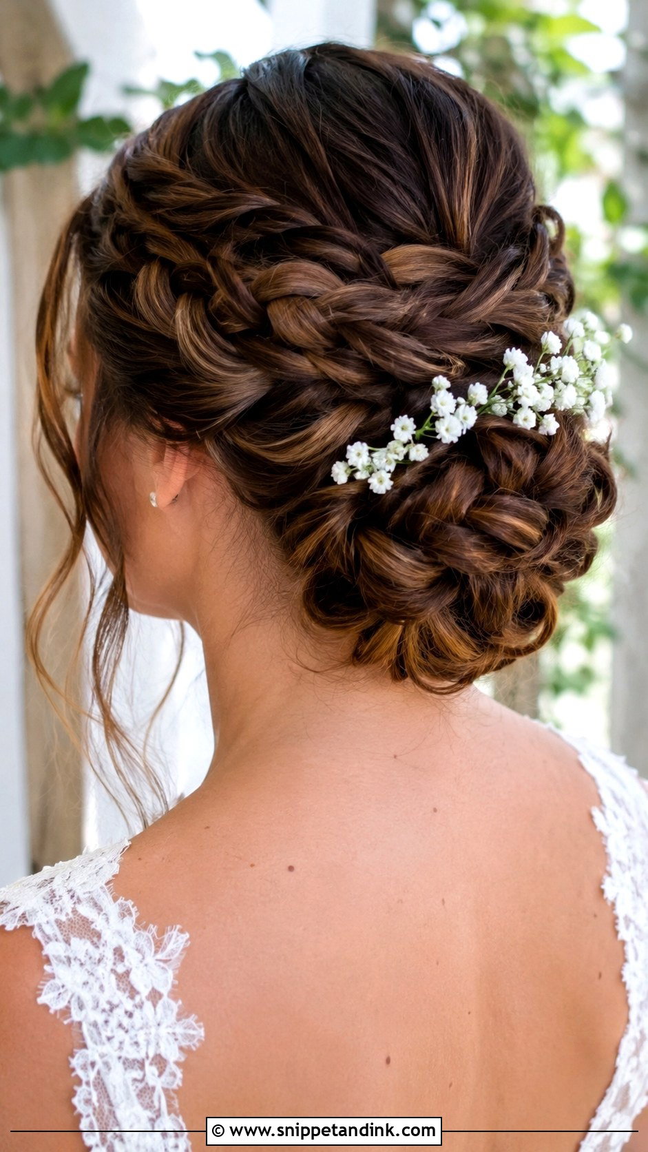 Braided Updo - Snippet and Ink - 20 Simple Updo Wedding Hairstyles