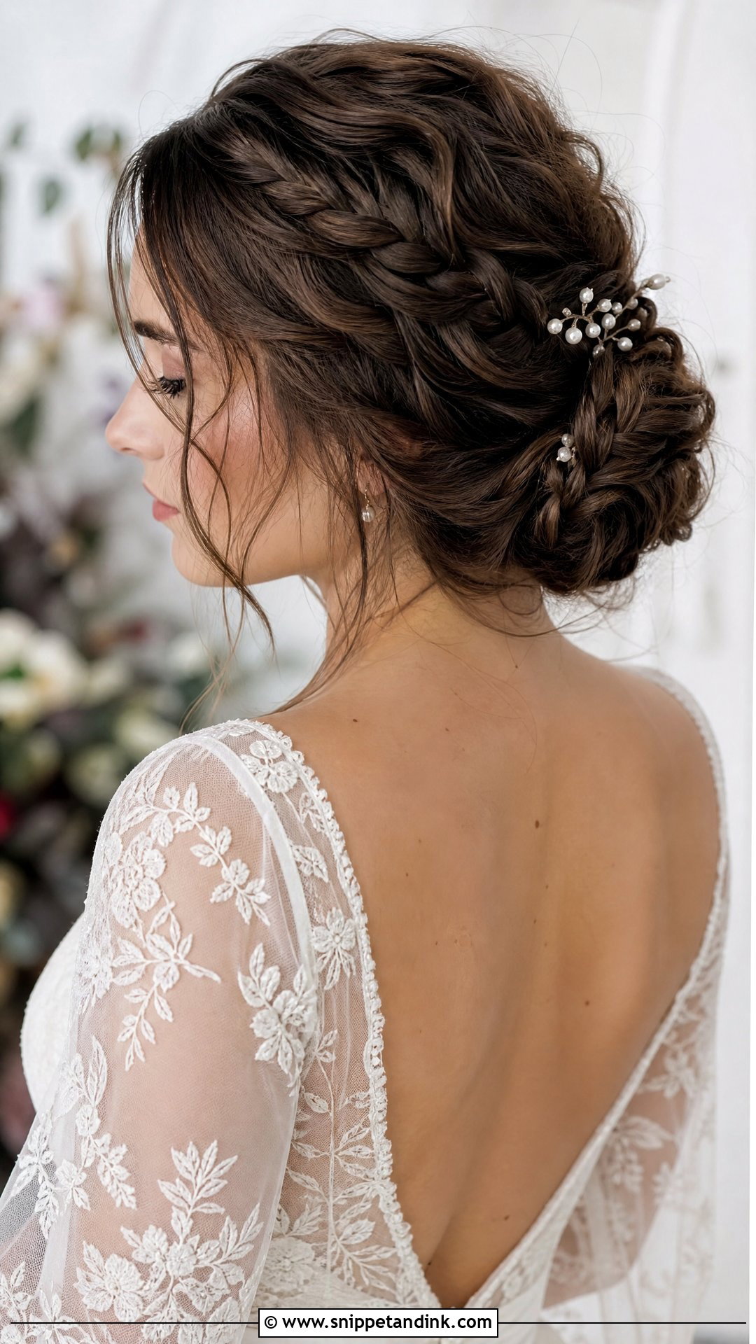 Braided Updo - Snippet and Ink - 20 Wedding Hairstyles Shoulder Length Hair