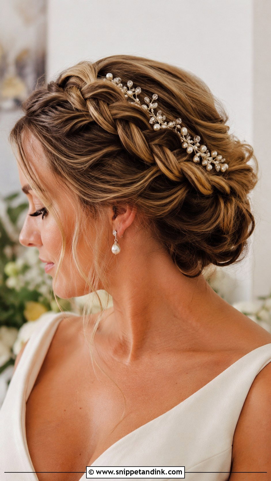 Braided Updo Bridal Hair - Snippet and Ink - 20 Bridal Hair with Braids