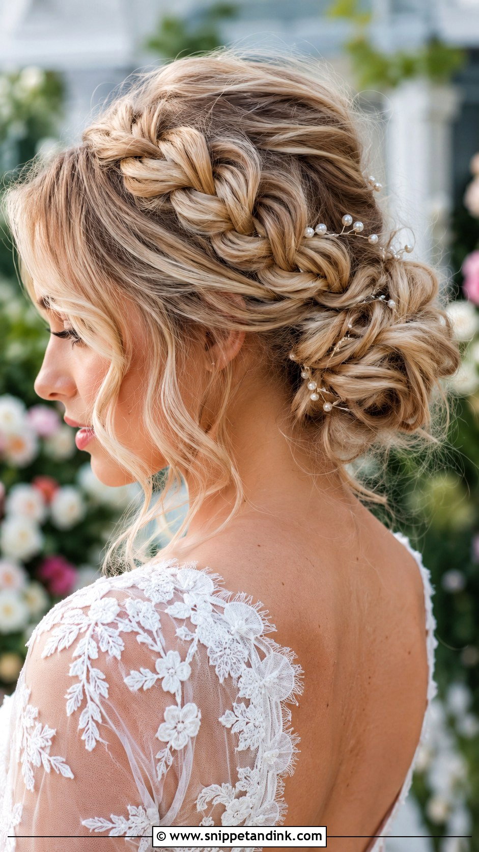 Braided Updo Bridal Hairstyle - Snippet and Ink - 15 Latest Bridal Hairstyles Brides