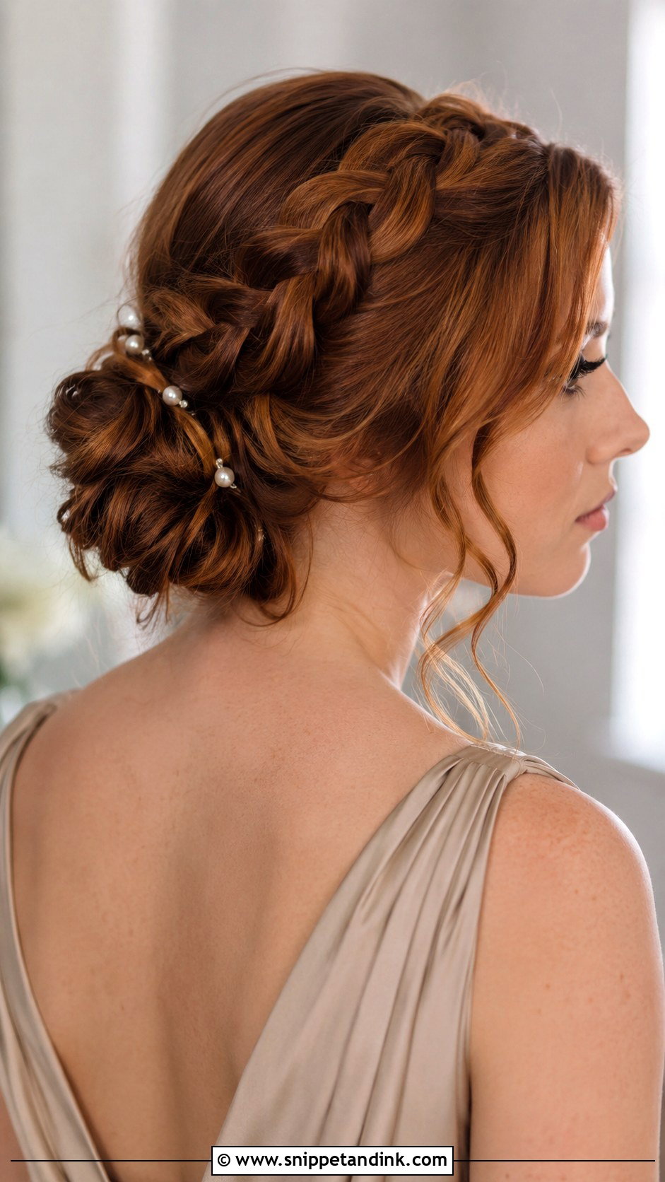 Braided Updo Bridesmaid Hairstyle - Snippet and Ink - 20 Hairstyle for Bridesmaids Ideas