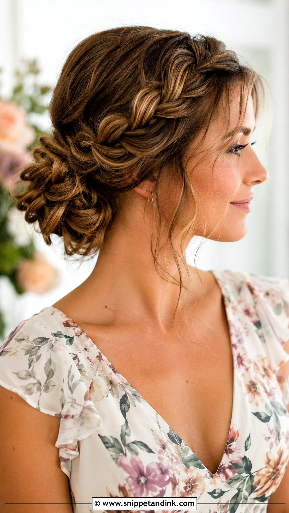 Braided Updo Bridesmaid Hairstyle - Snippet and Ink - 20 Summer Wedding Hairstyles Bridesmaid