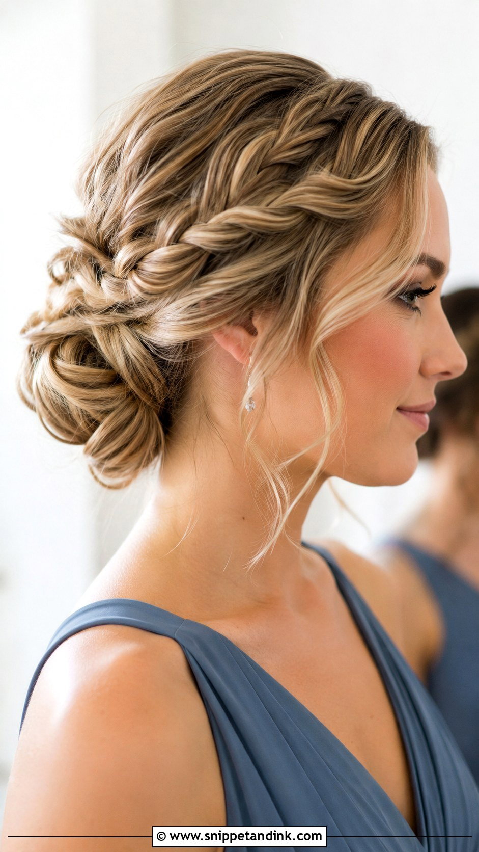 Braided Updo Bridesmaid Hairstyle - Snippet and Ink - 25 Cute Bridesmaid Hairstyles