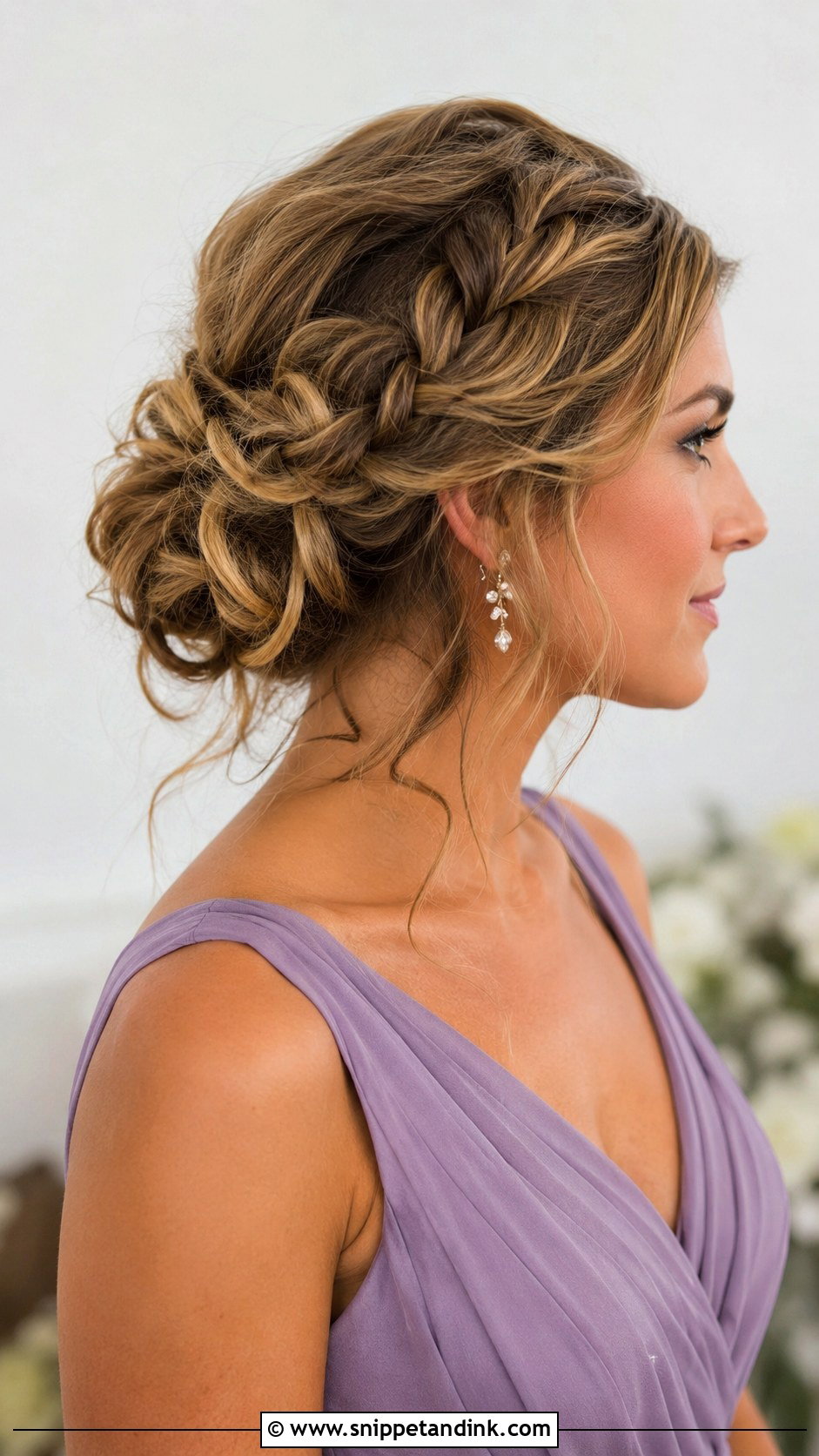 Braided Updo Bridesmaid Hairstyle - Snippet and Ink - 30 Hairstyles for Weddings Bridesmaid