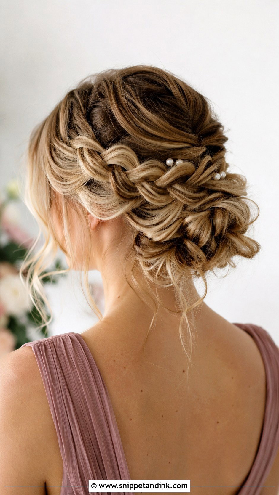 Braided Updo Bridesmaid Hairstyle - Snippet and Ink - 20 Bridesmaid Hairstyles 2024
