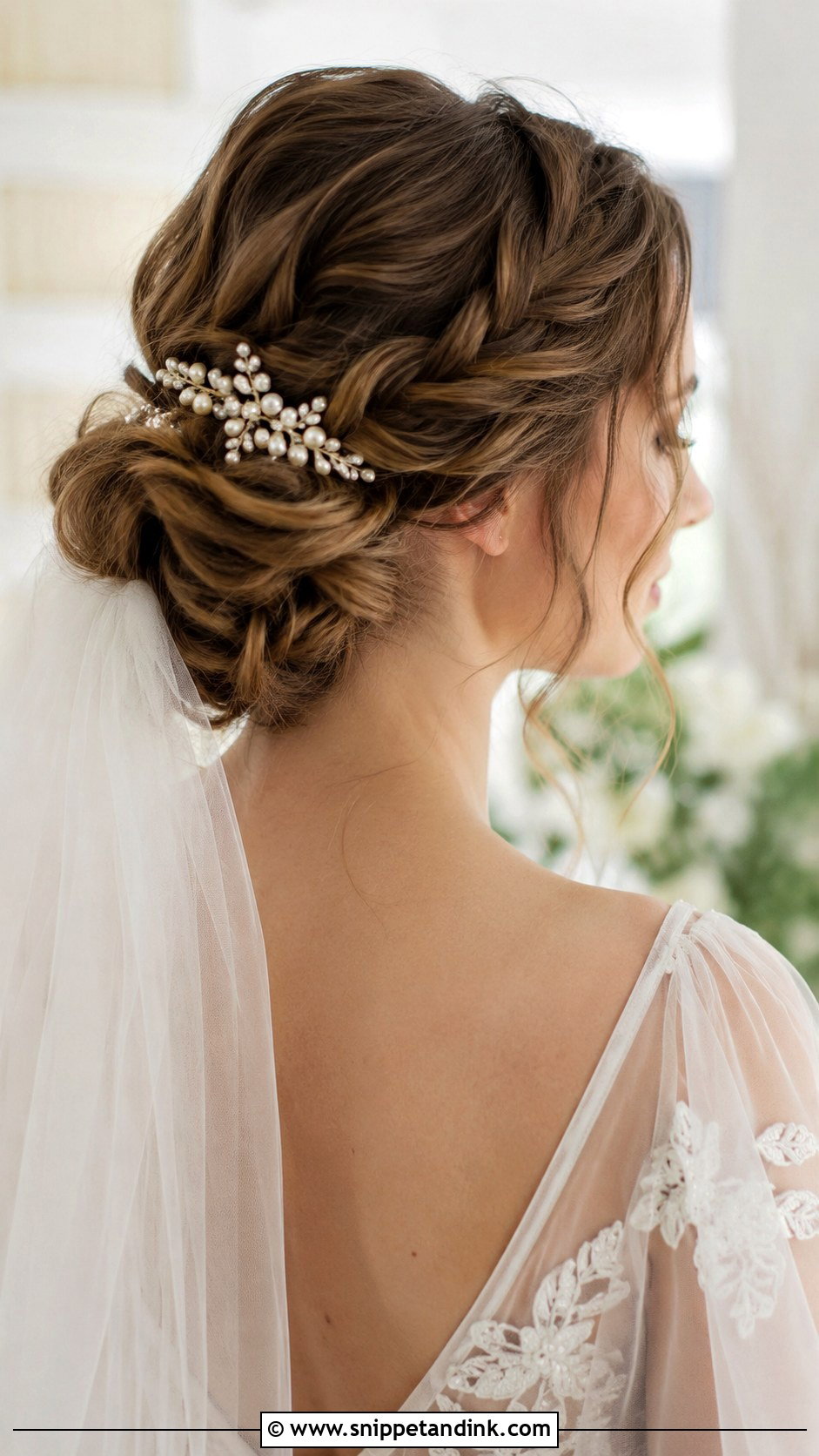 Braided Updo Decorative Clip - Snippet and Ink - 20 Bridal Hair Clip Ideas