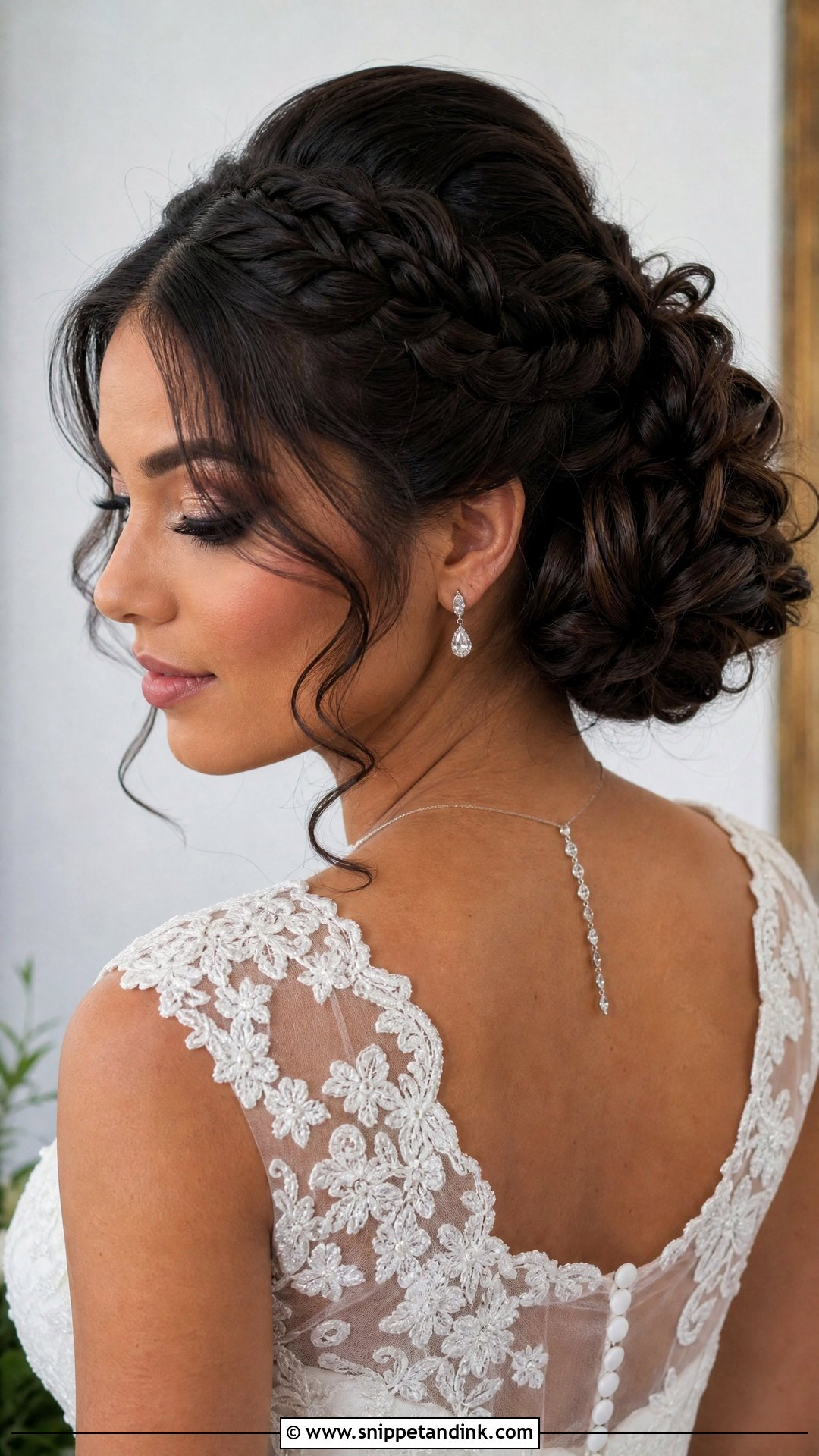 Braided Updo For Long Hair Wedding - Snippet and Ink - 20 Wedding Updo Hairstyles with Braid