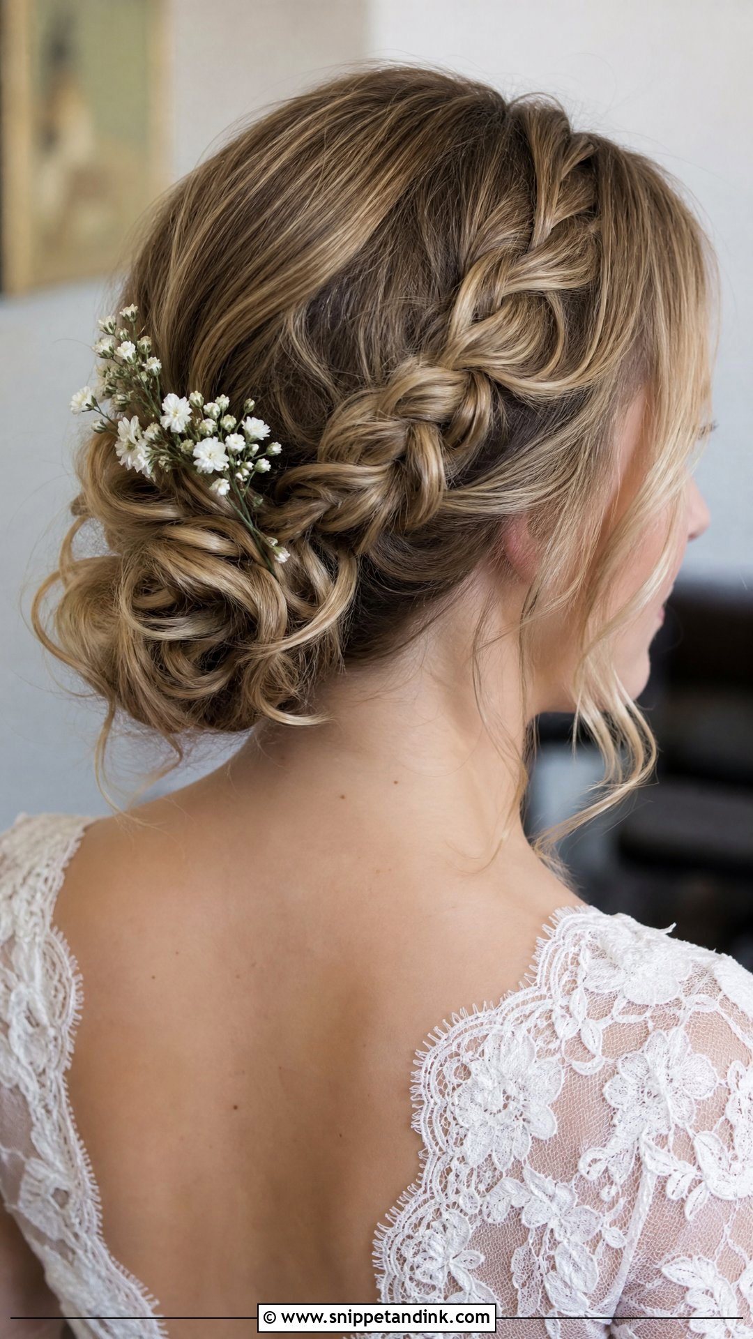 Braided Updo For Short Hair Wedding - Snippet and Ink - 15 Easy Updos for Short Hair Wedding