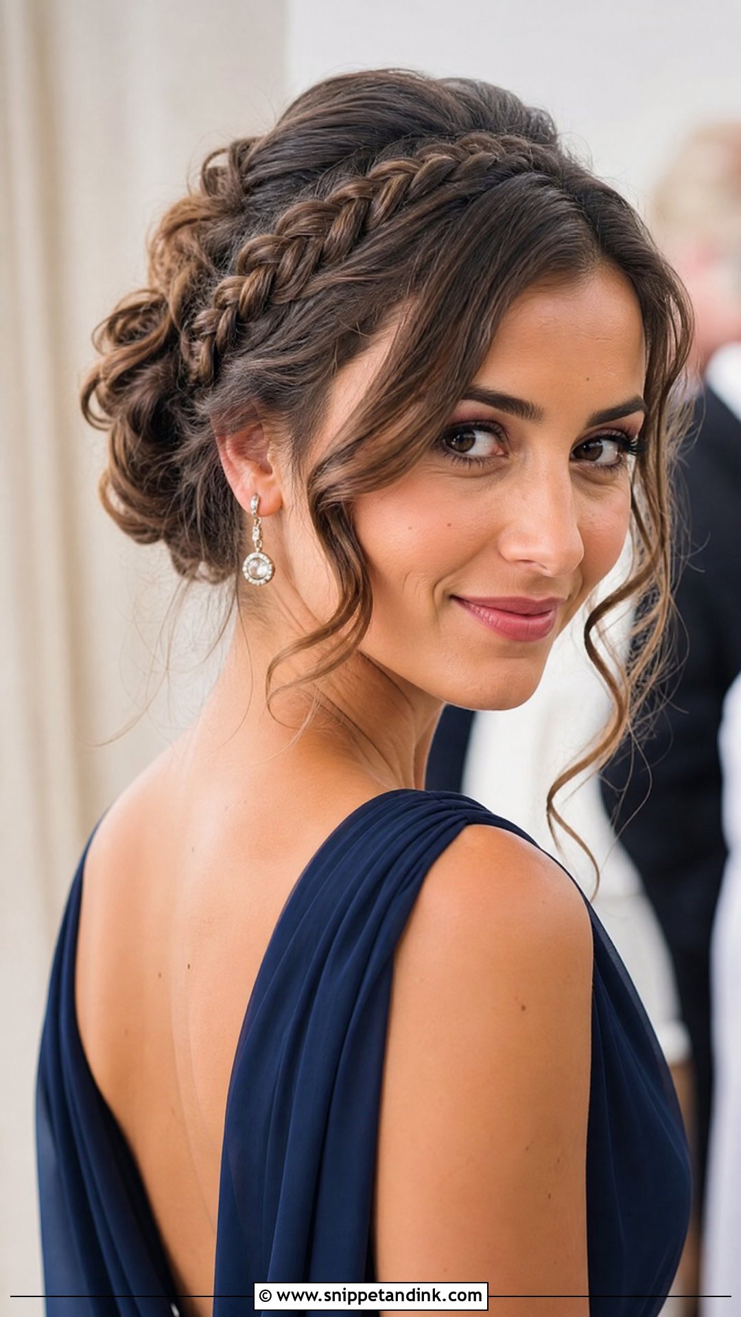 Braided Updo Wedding Guest Hairstyle - Snippet and Ink - 15 Braid Hairstyles for Wedding Guest